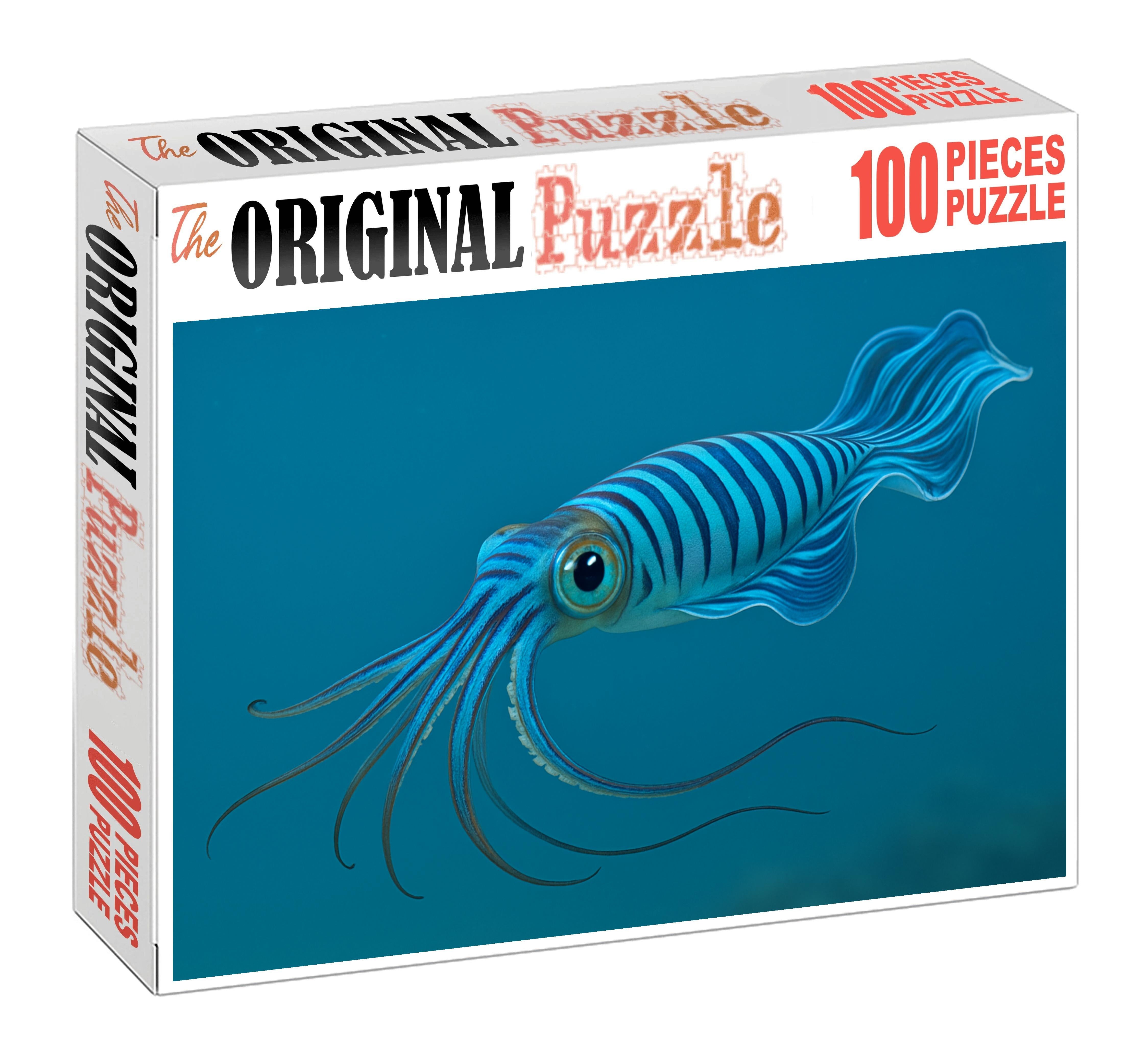 Cobalt Ribbon Squid Agile Midwater Cephalopod Family Puzzles