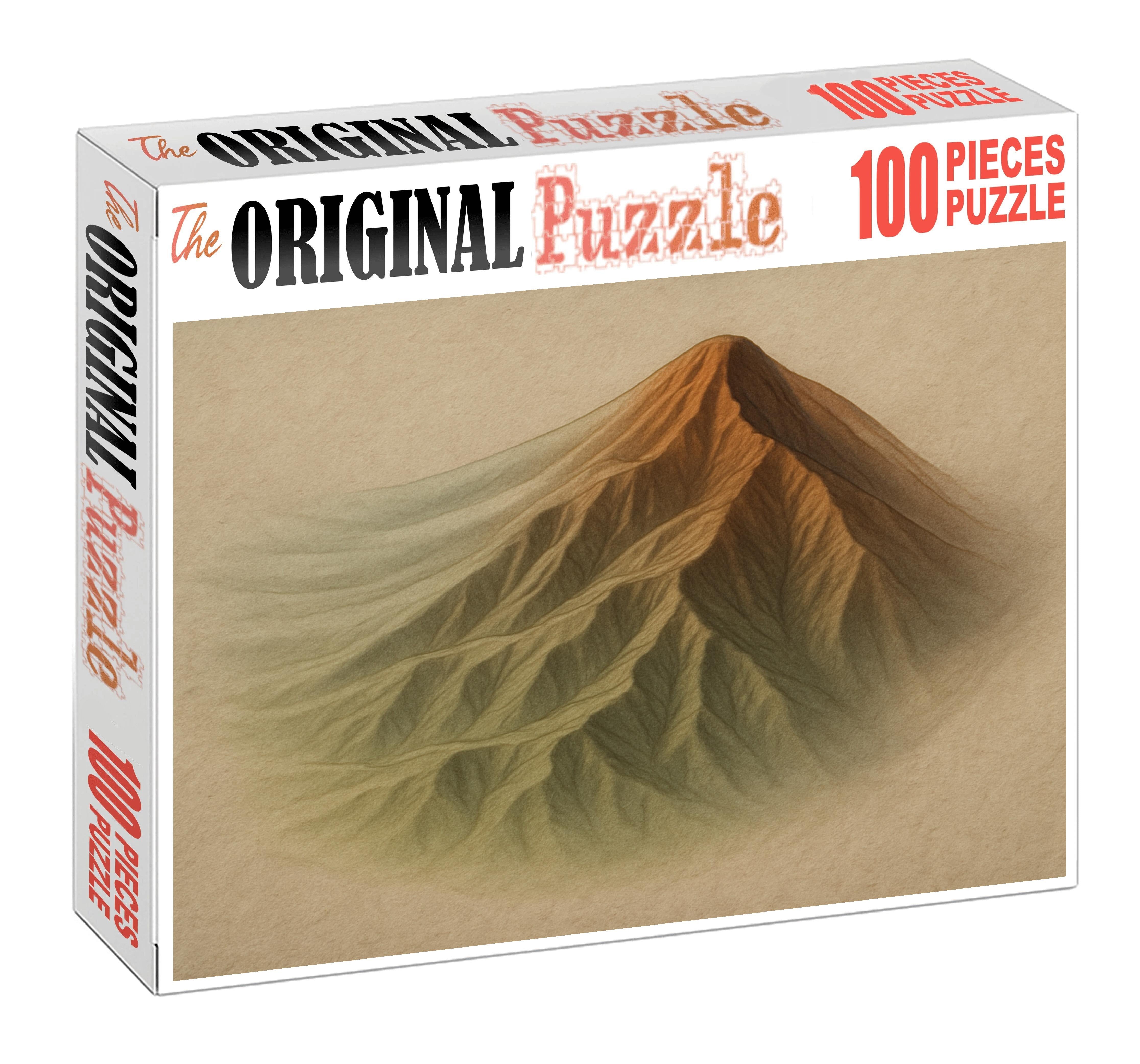 Topographic Shadow Relief With Color Wash Puzzle Collection