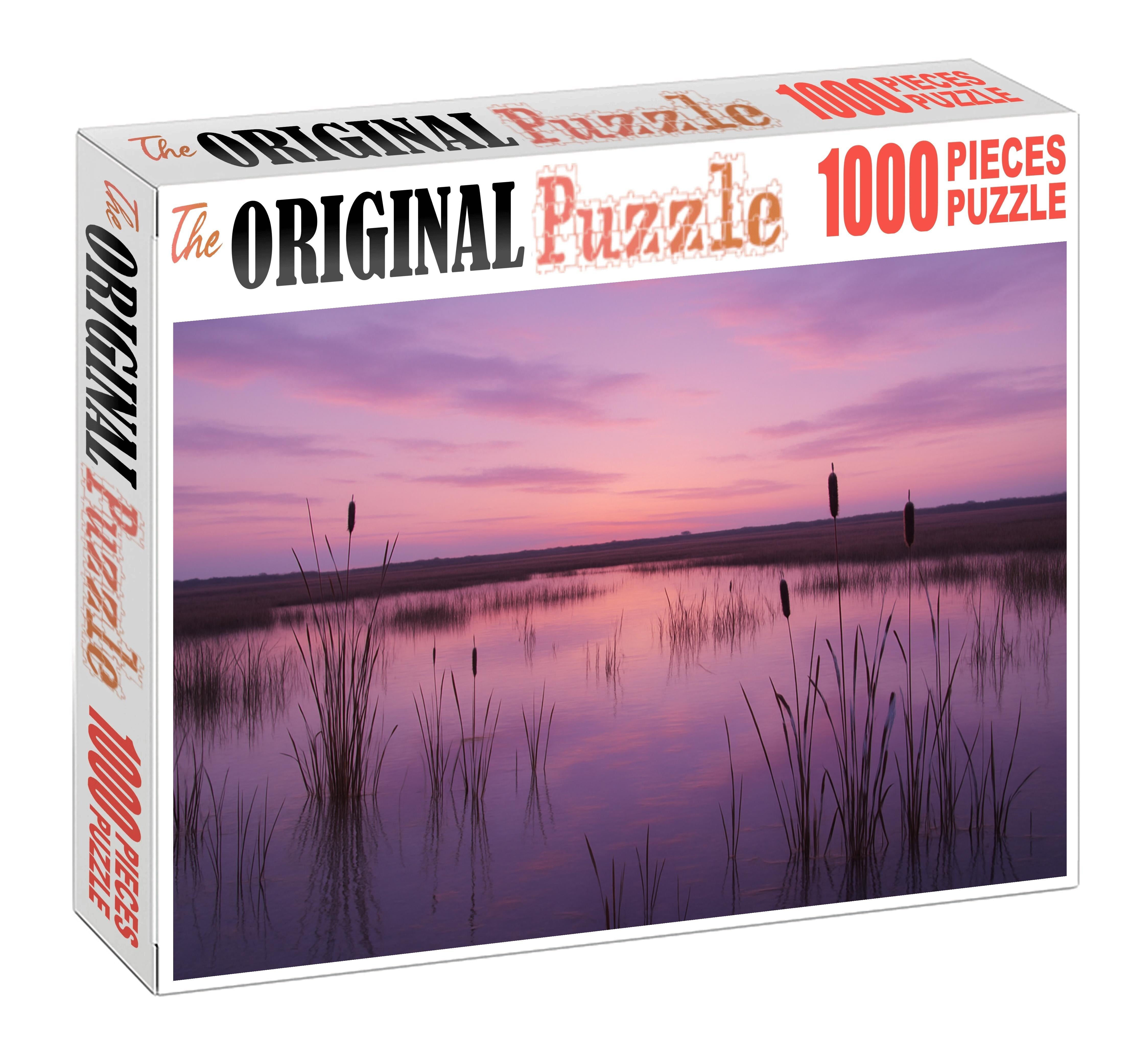Serene Marshland Dusk Puzzle Collection