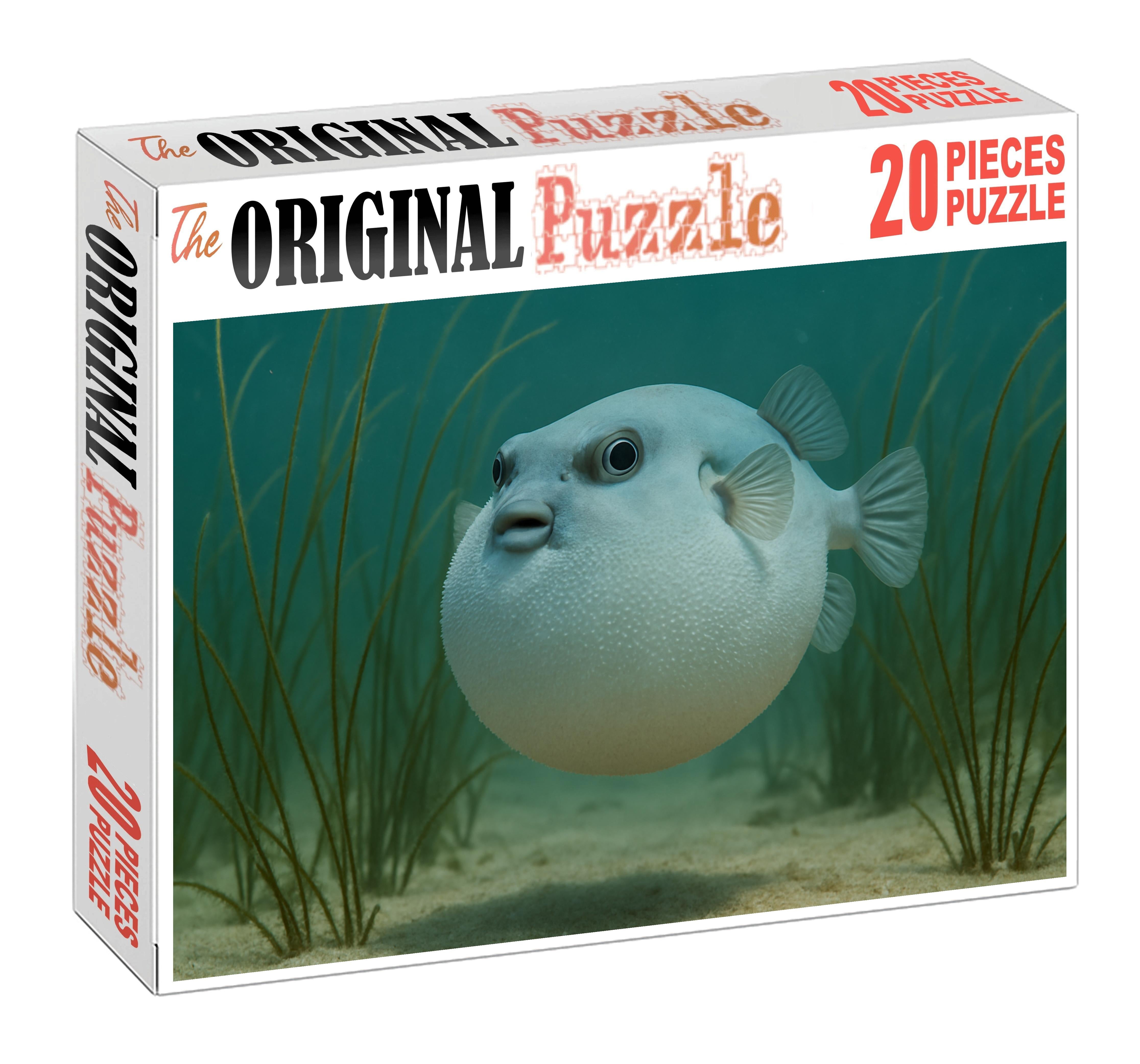 Glacier Puff Fish Rounded Puffer With Icy Tint 200 Piece Puzzle