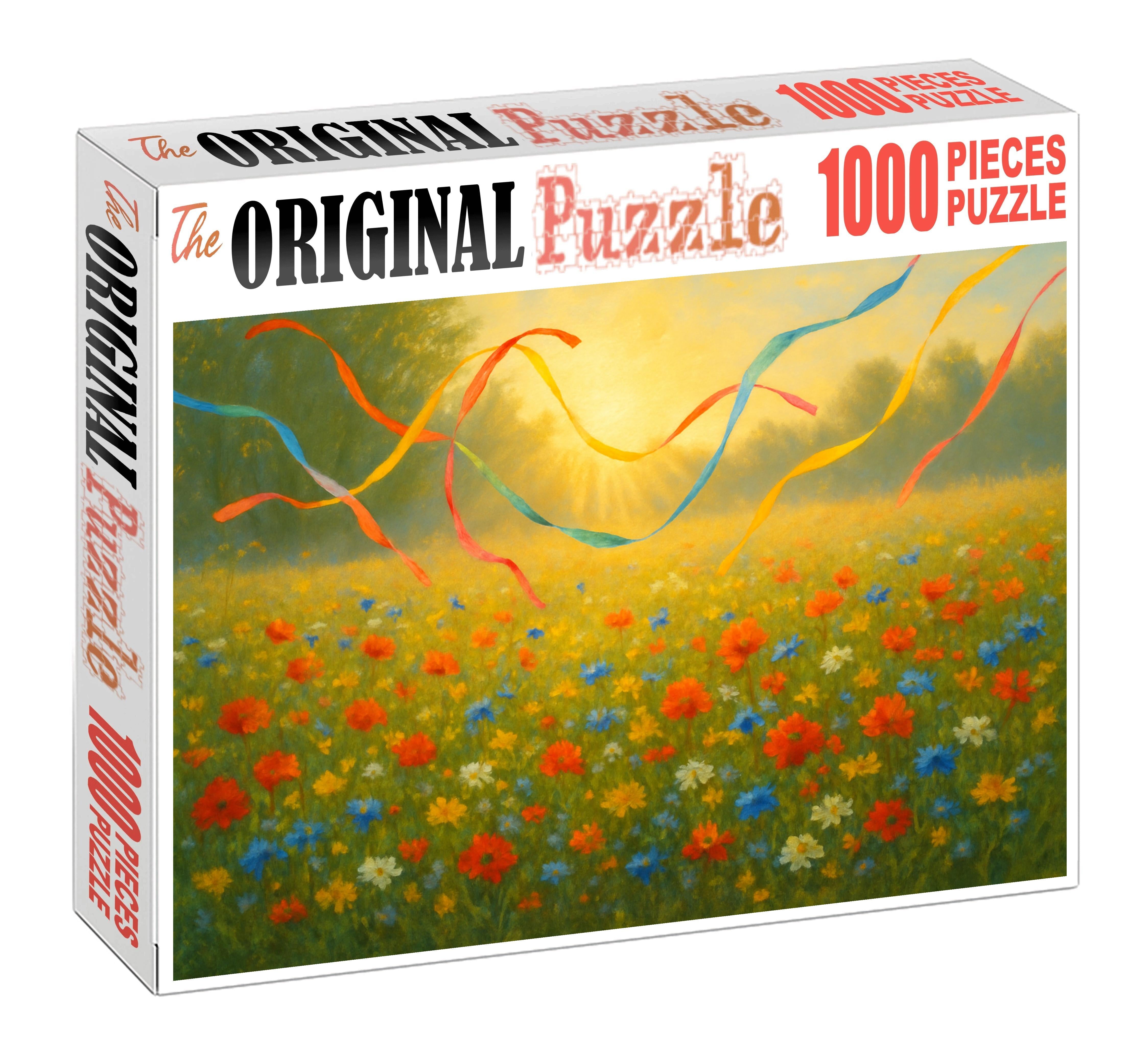 Sunrise Meadow Blossom Celebration Puzzle For Adults