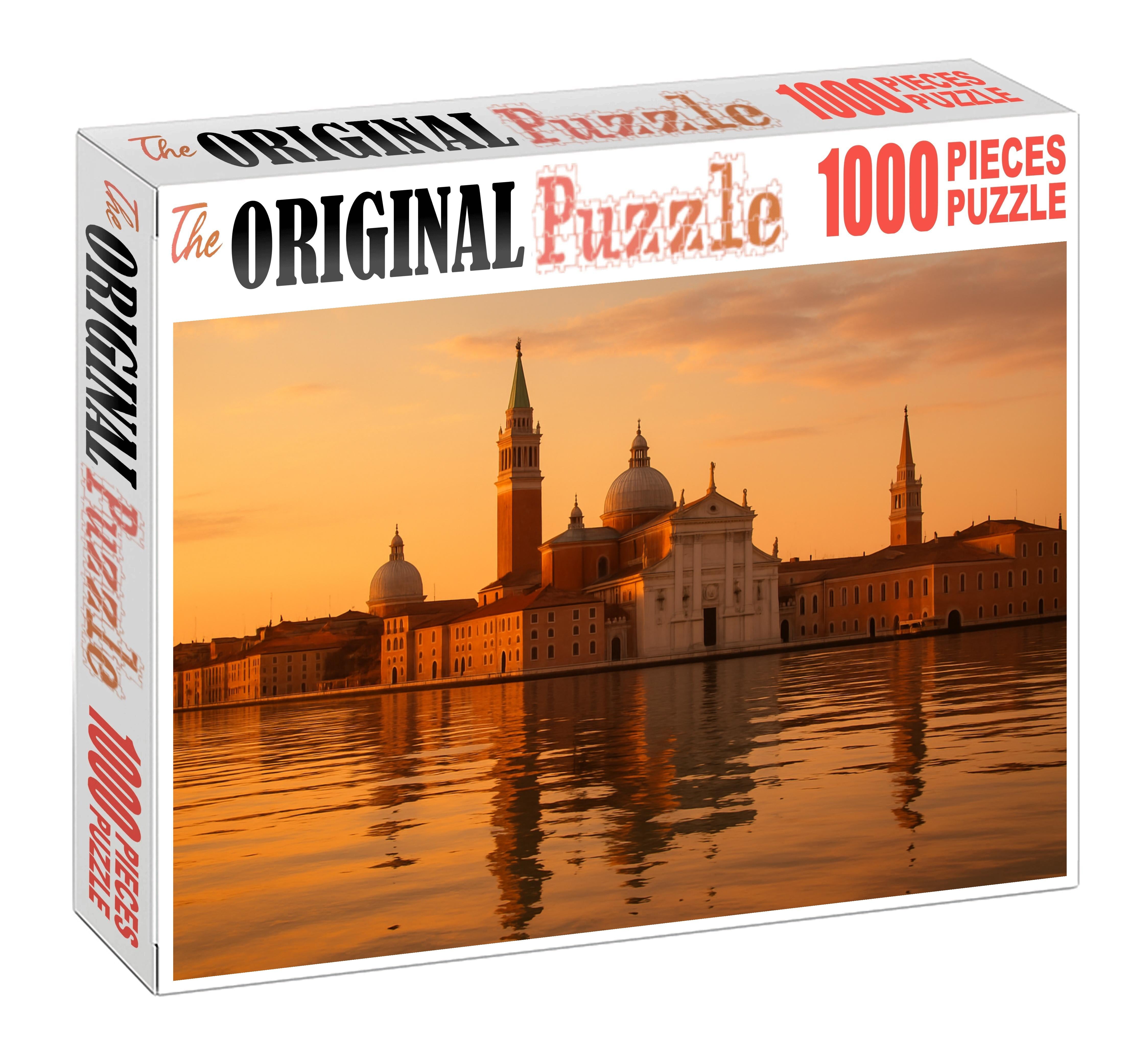 Venice Lagoon Skyline The Timeless Gothic And Renaissance Silhouette 1000 Piece Puzzle