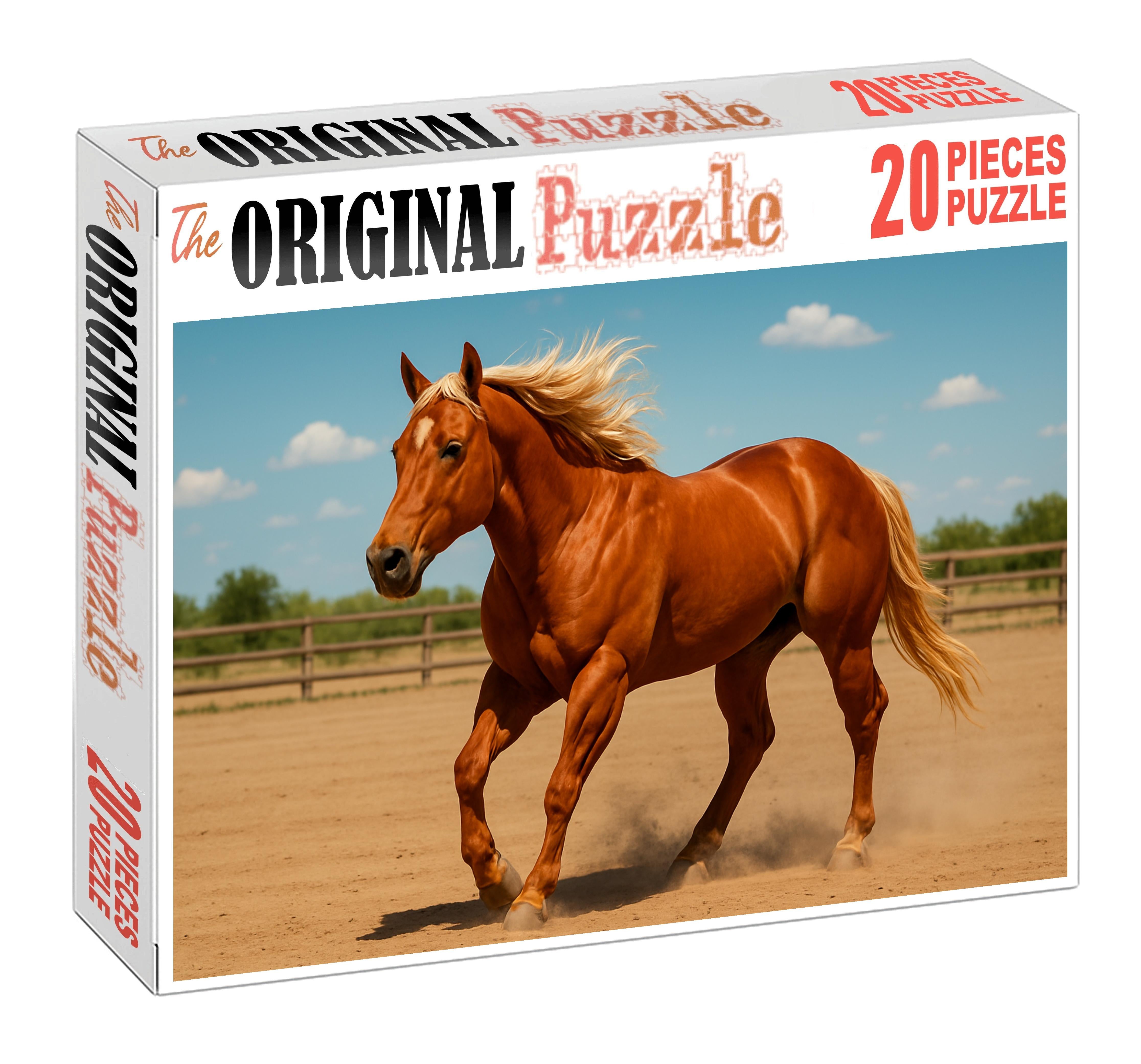 Chestnut Willow Quarter Horse Gelding 1000 Piece Puzzle