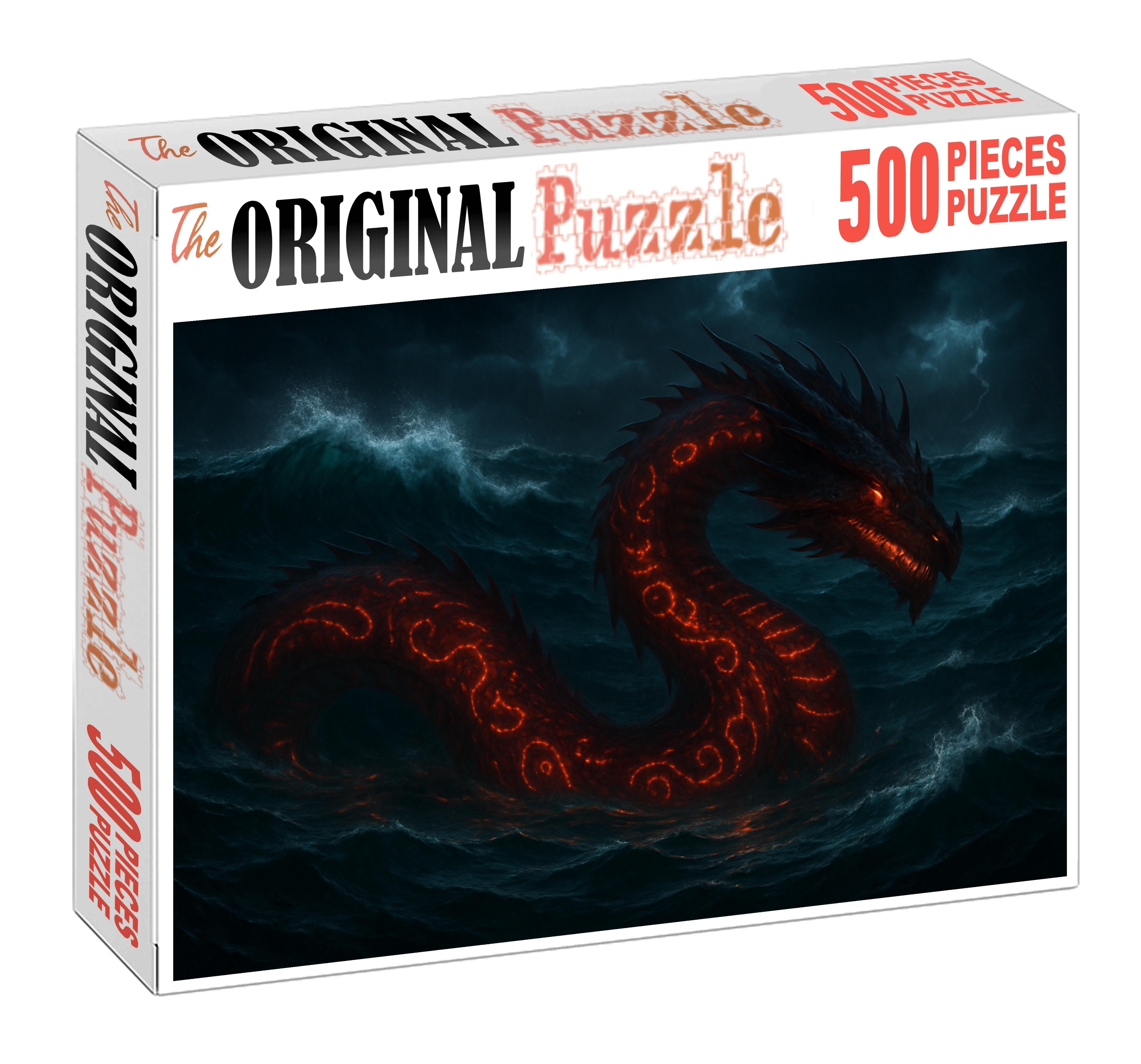 Crimson Tide Wyrm Unique Puzzle Design