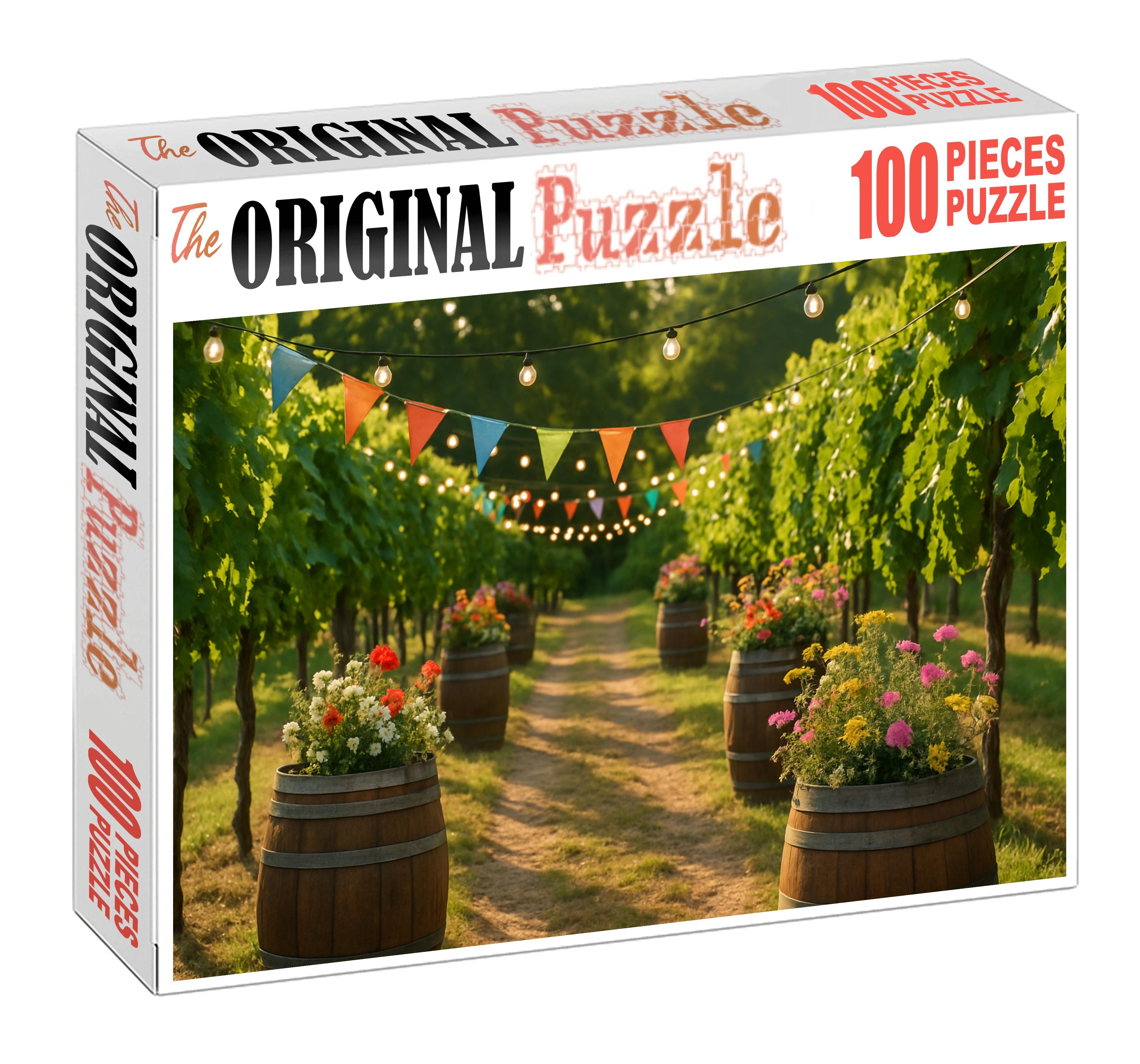 Rustic Summer Vineyard Fte Puzzle For Adults