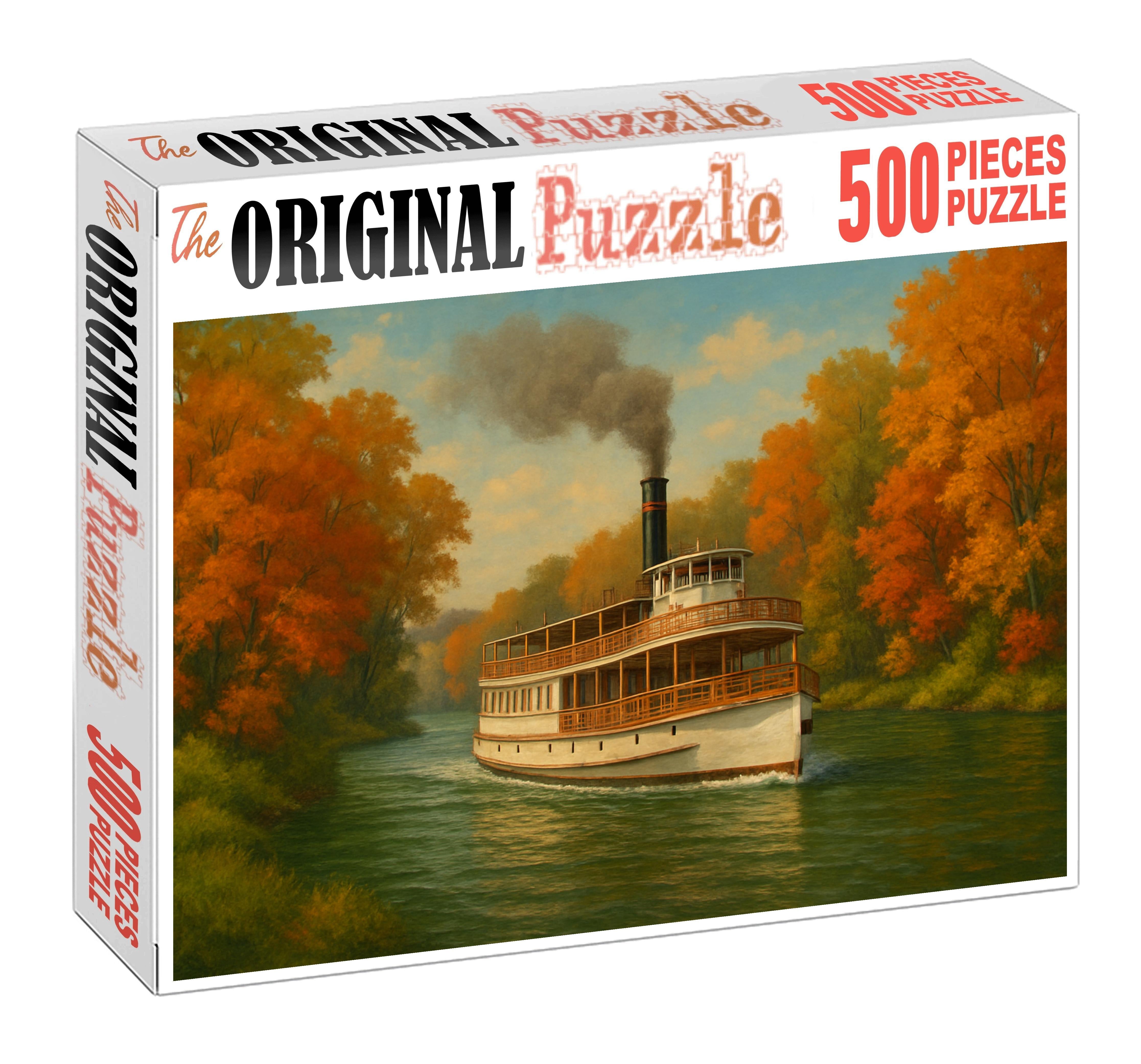 Biofuel-powered River Steamer Puzzle For Kids