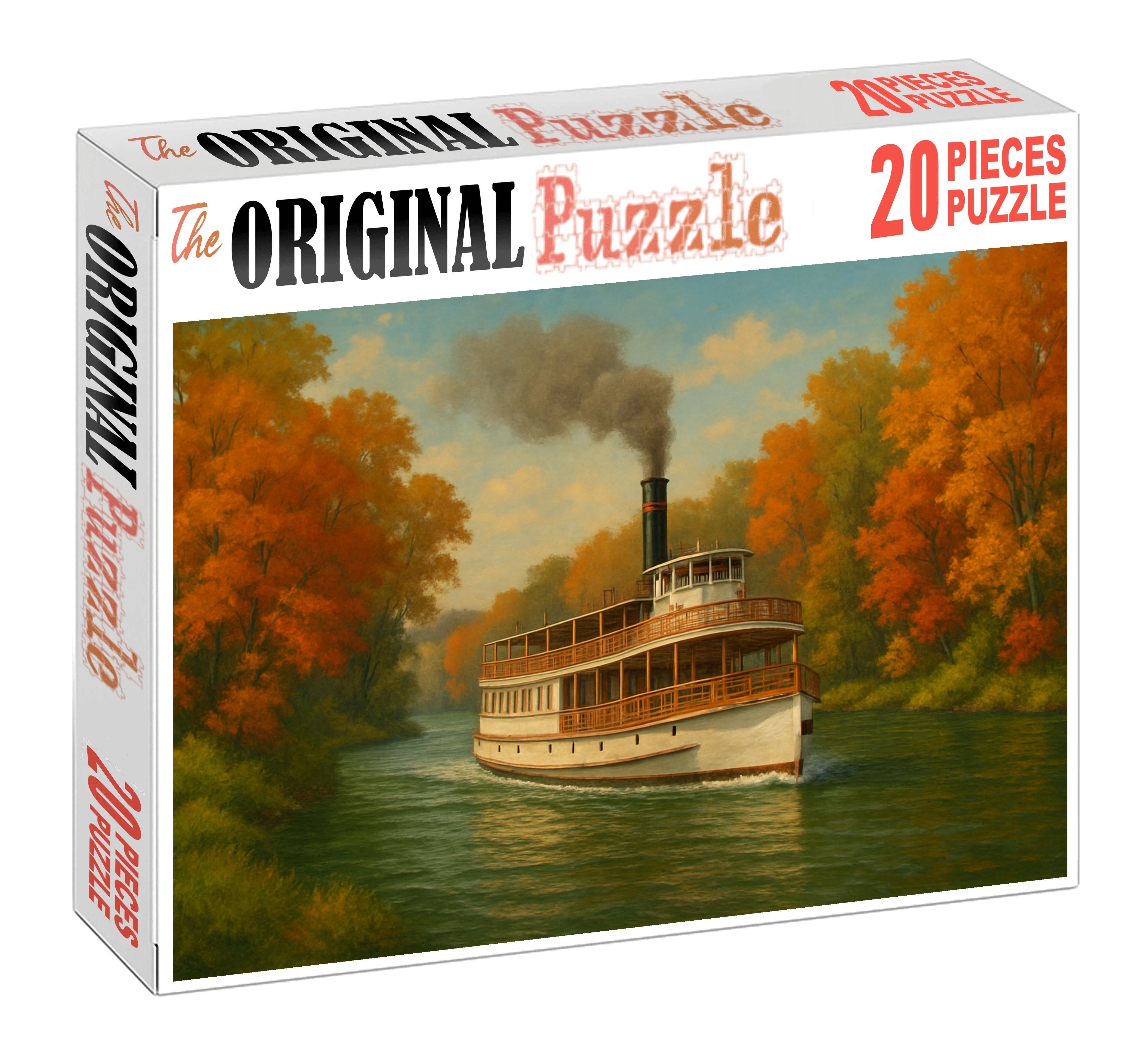 Biofuel-powered River Steamer Puzzle For Kids
