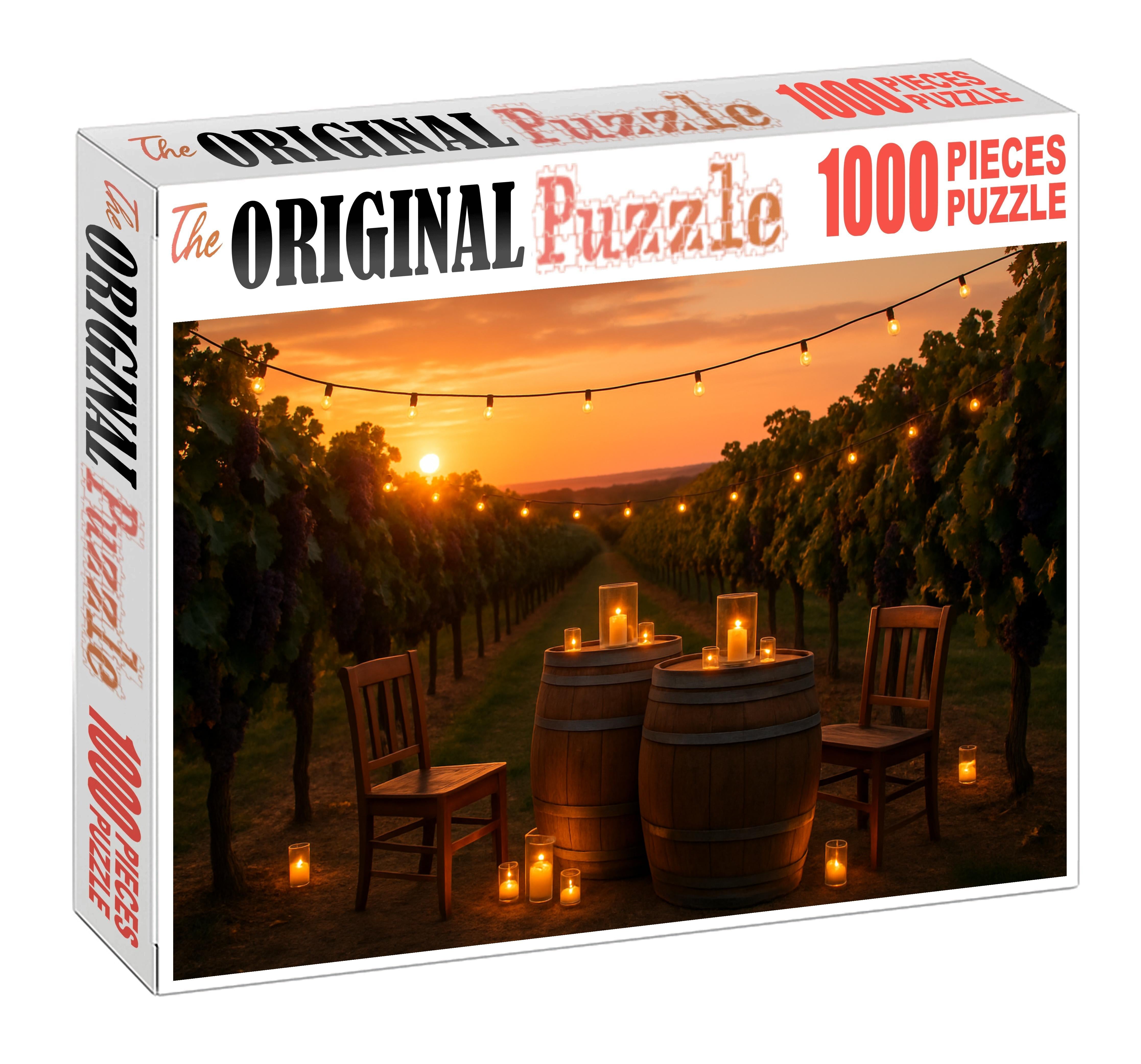 Sunset Vineyard Celebration Puzzle Collection