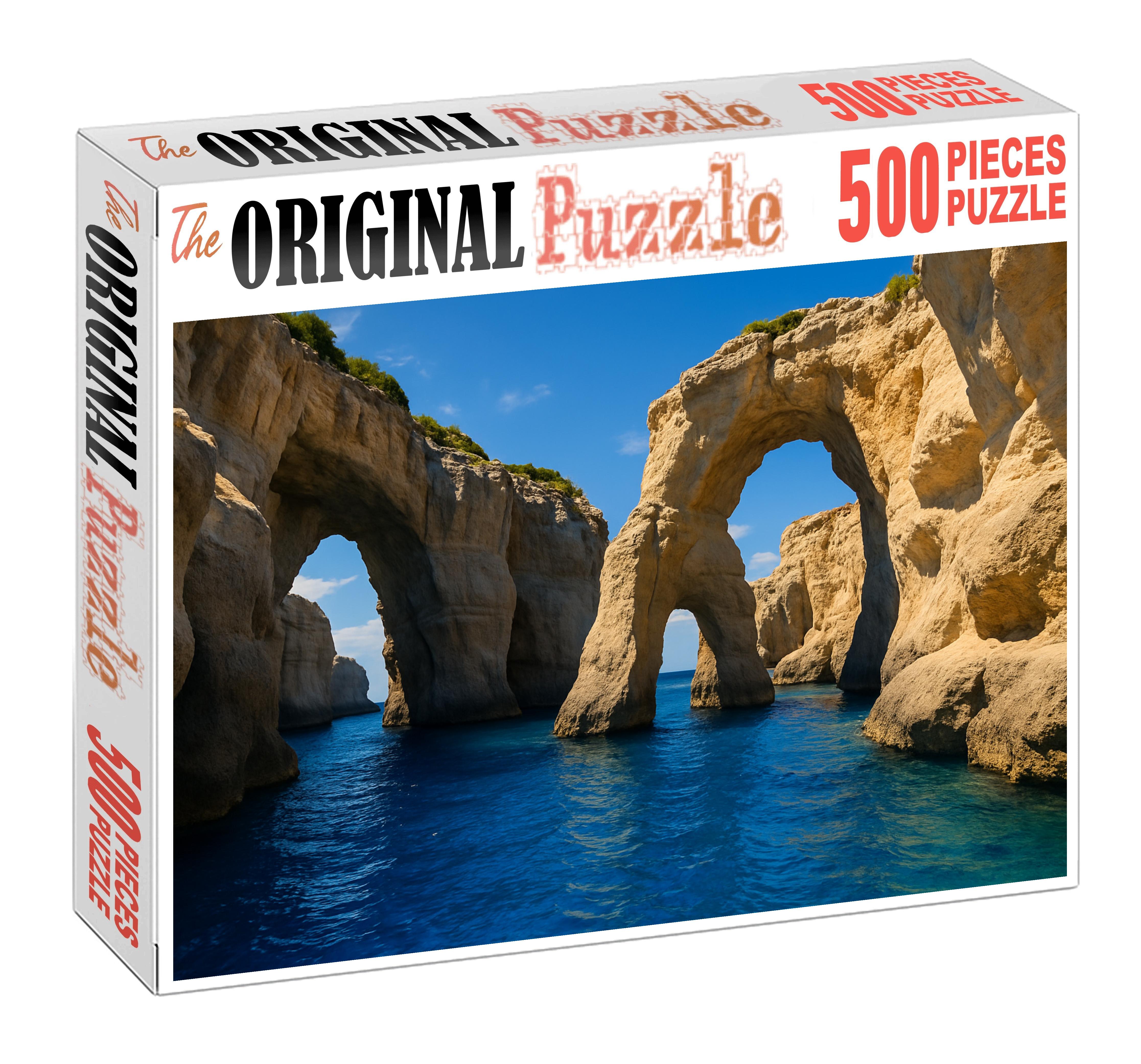 Azure Archway Cove Puzzle Challenge