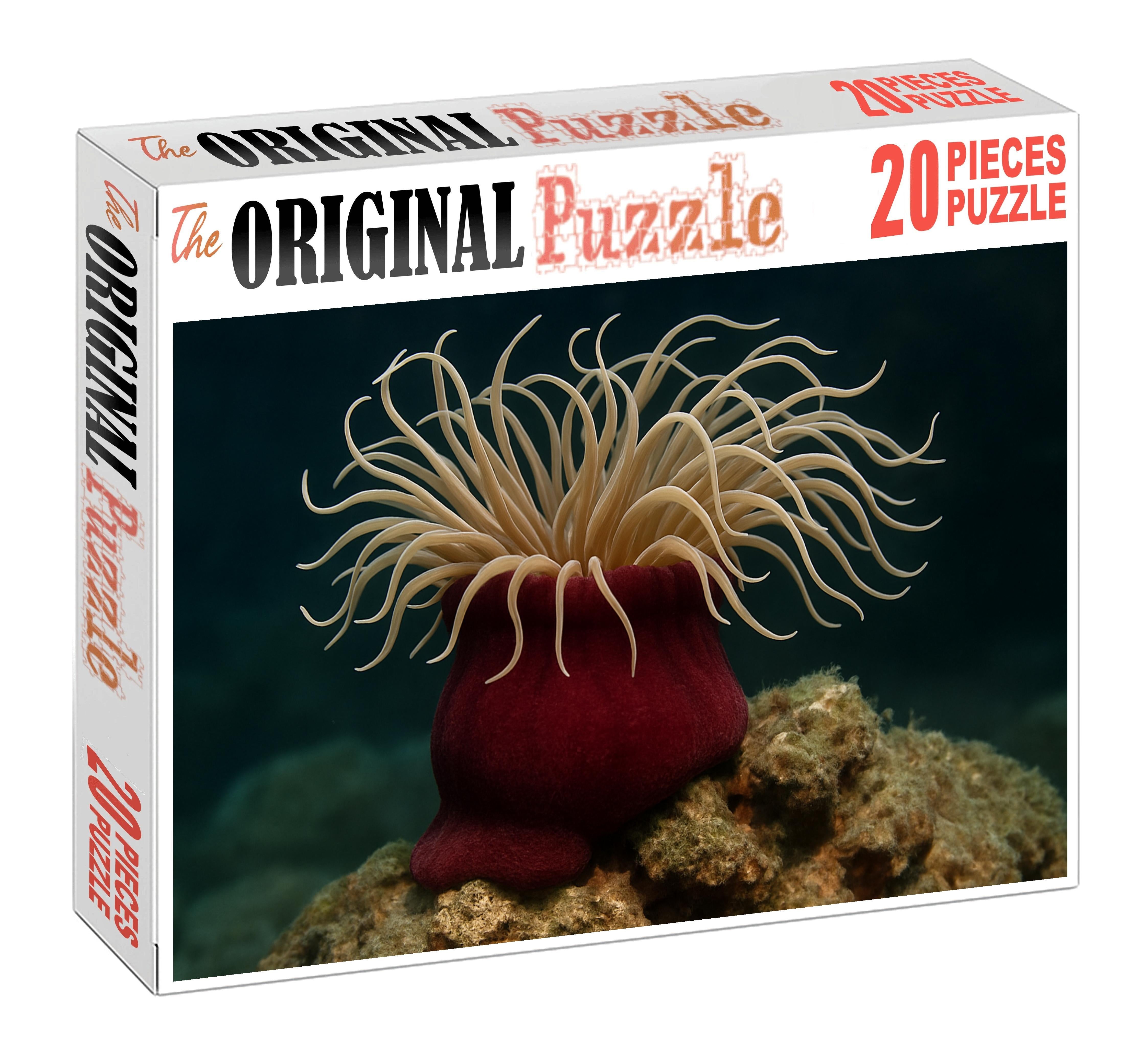 Velvet Sea Anemone Sedentary Predator With Swirling Tentacles Challenging Puzzles