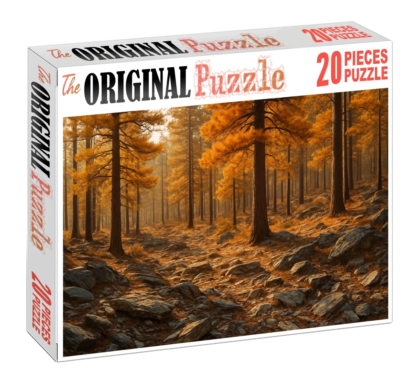 Amber Pine Slopes Premium Puzzle Pieces