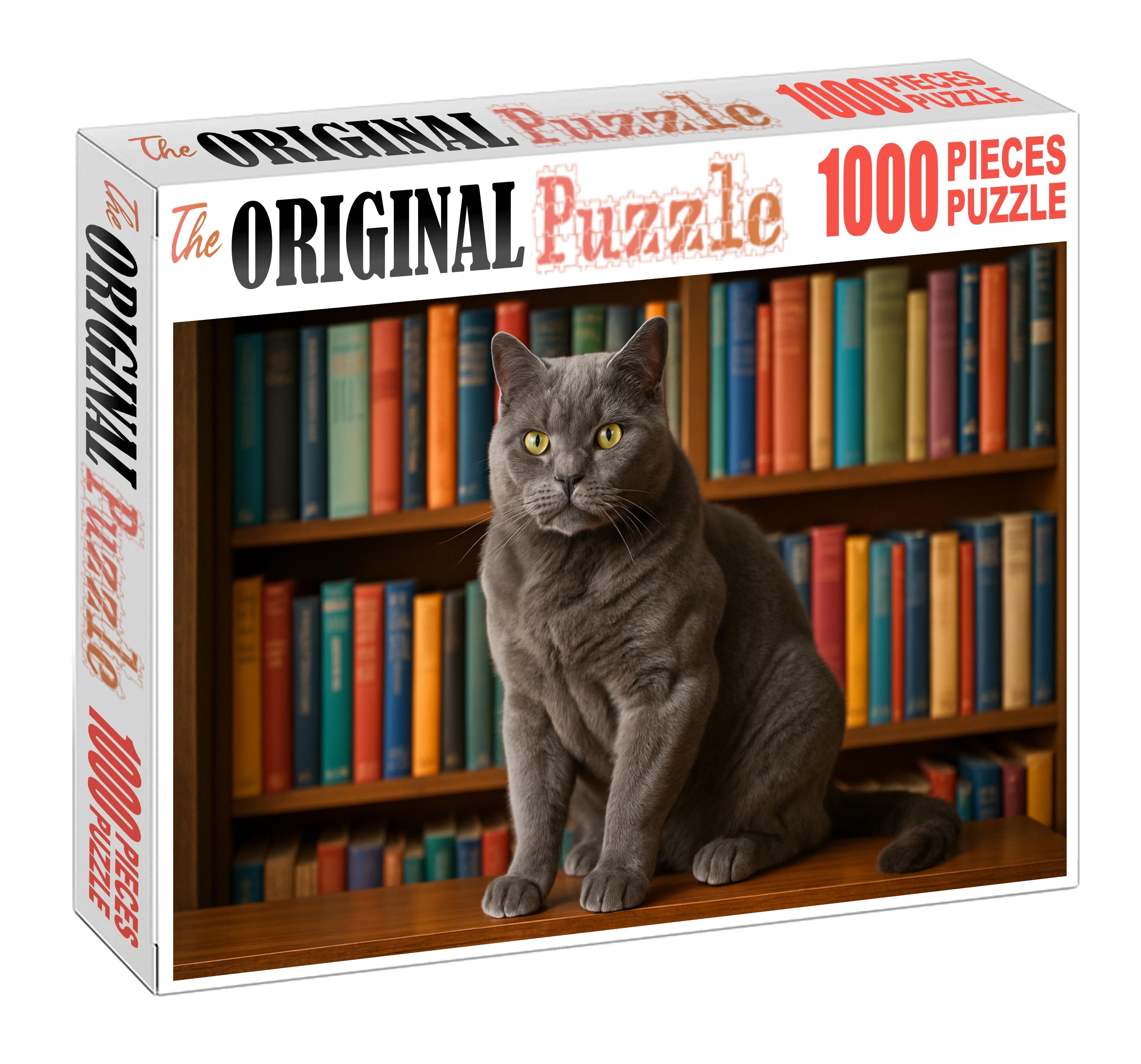 Storm Mist Smoky Grey Shorthair With Curious Intelligence Challenging Puzzles