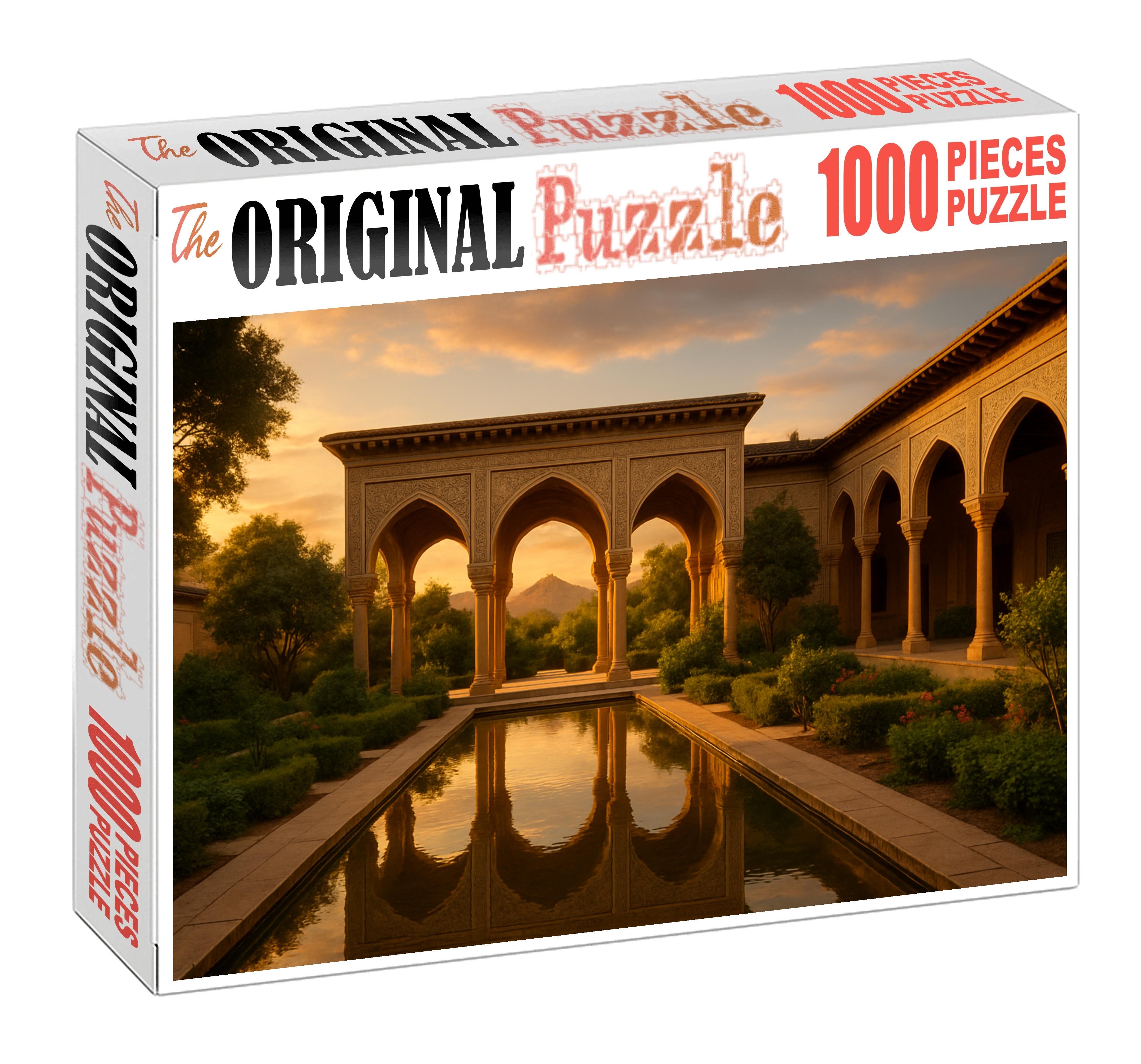 The Alhambra Granada Spain Recognized By 7280 Globally As A Masterpiece Of Islamic Architecture And Gardens Unique Puzzle Design