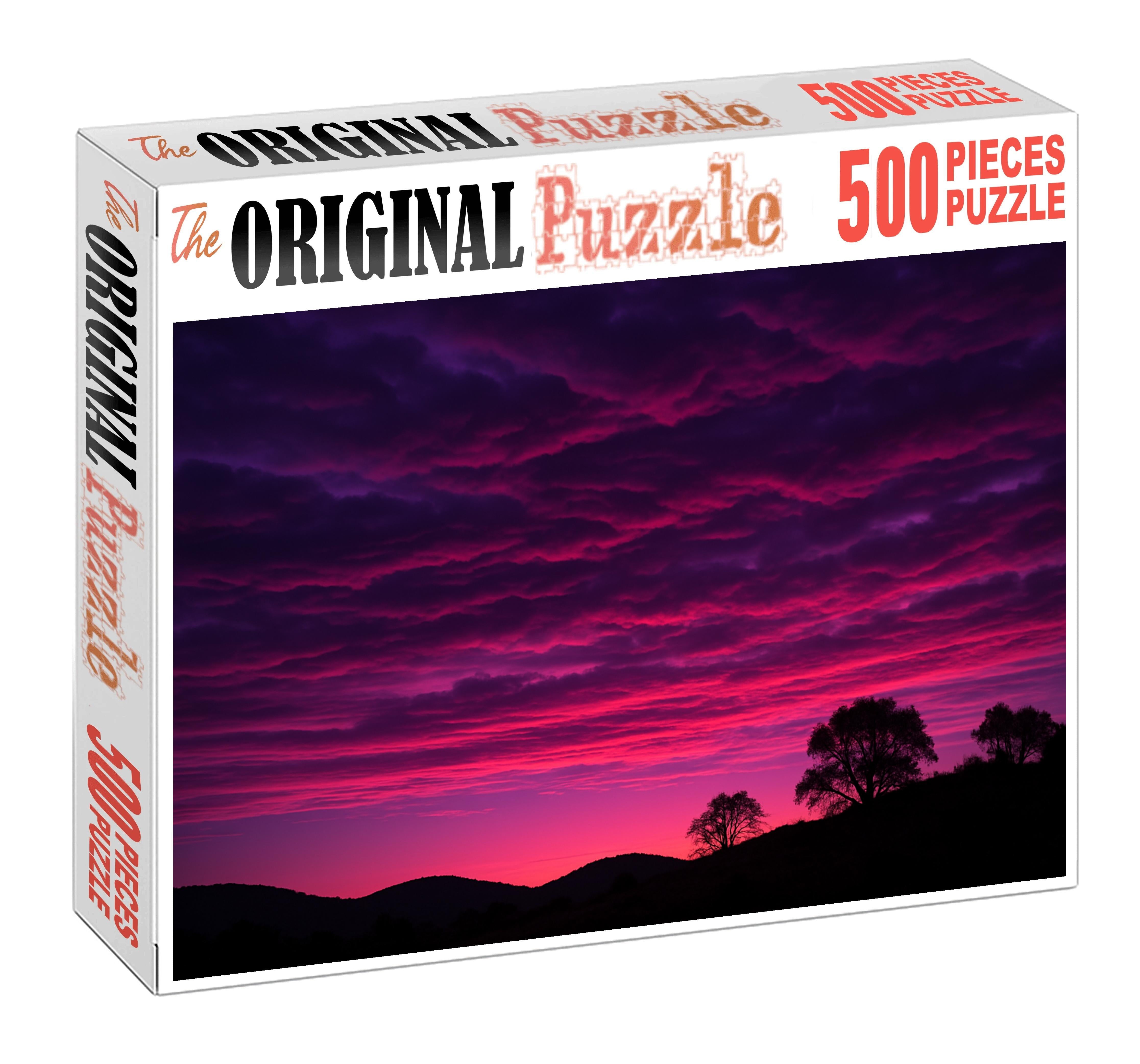 Violet Cloud Curtain 100 Piece Puzzle