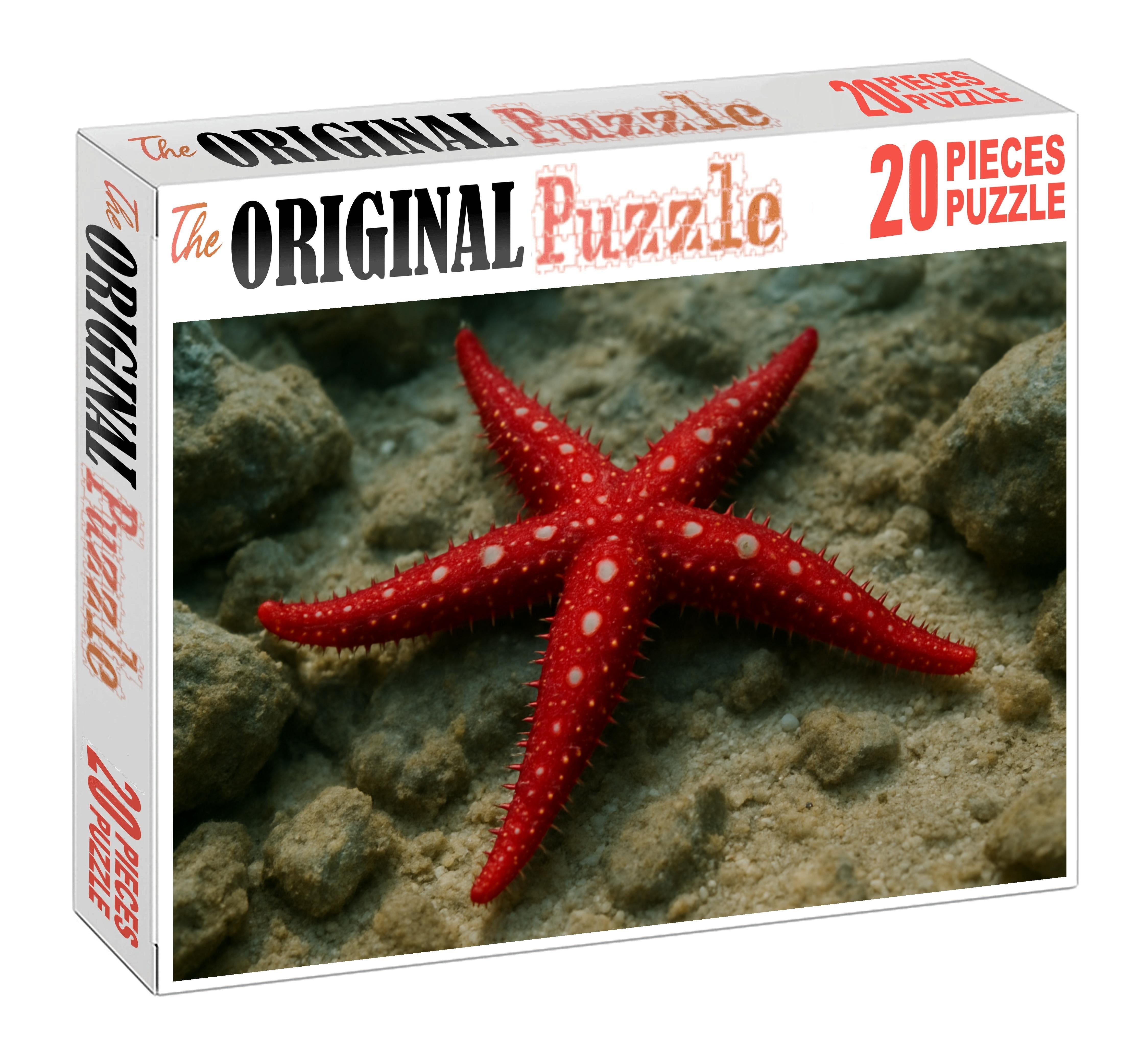 Ruby-spotted Starfish Vibrant Benthic Predator Easy Puzzles
