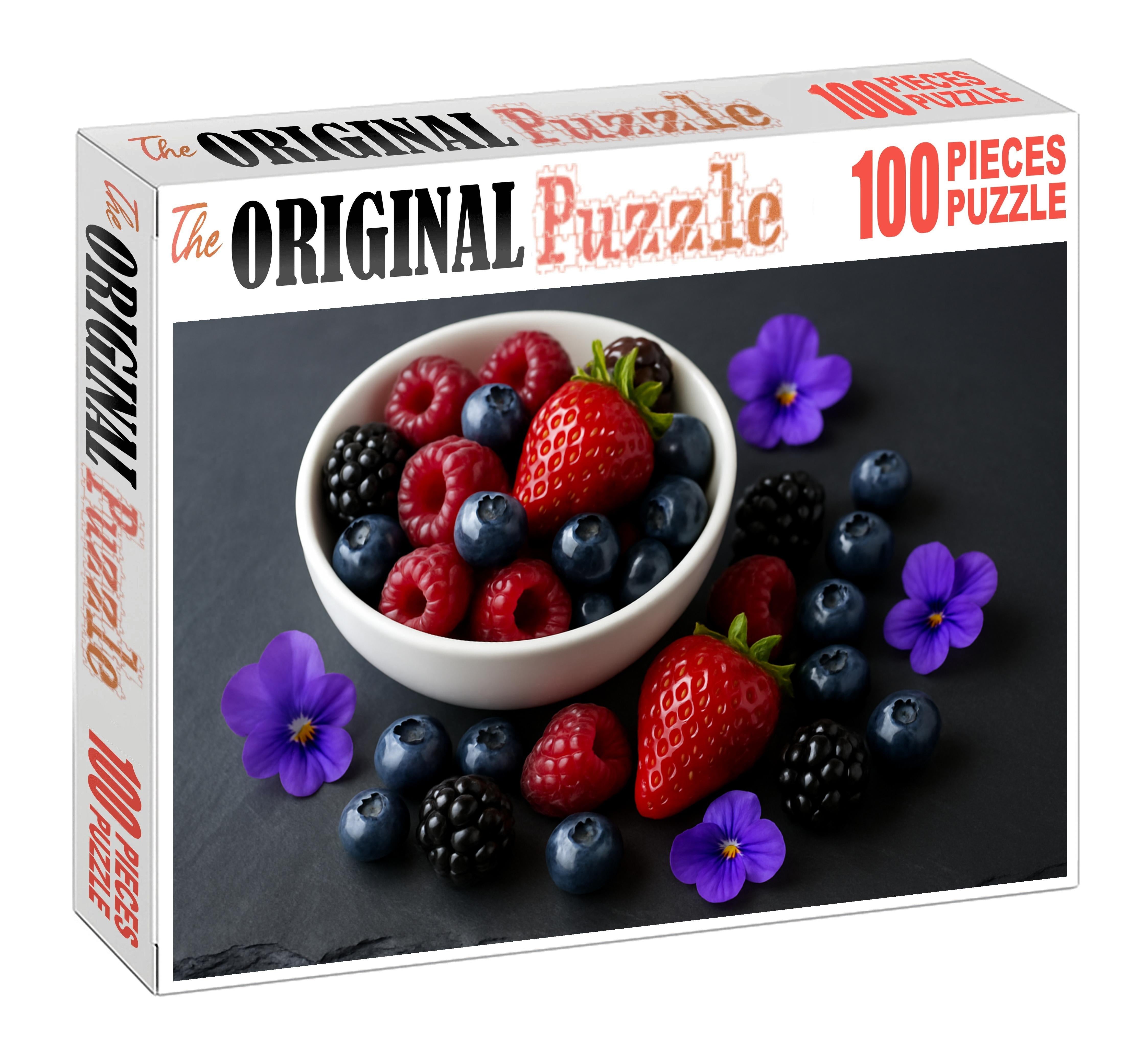 Jewel-toned Berry Cascade Puzzle Collection