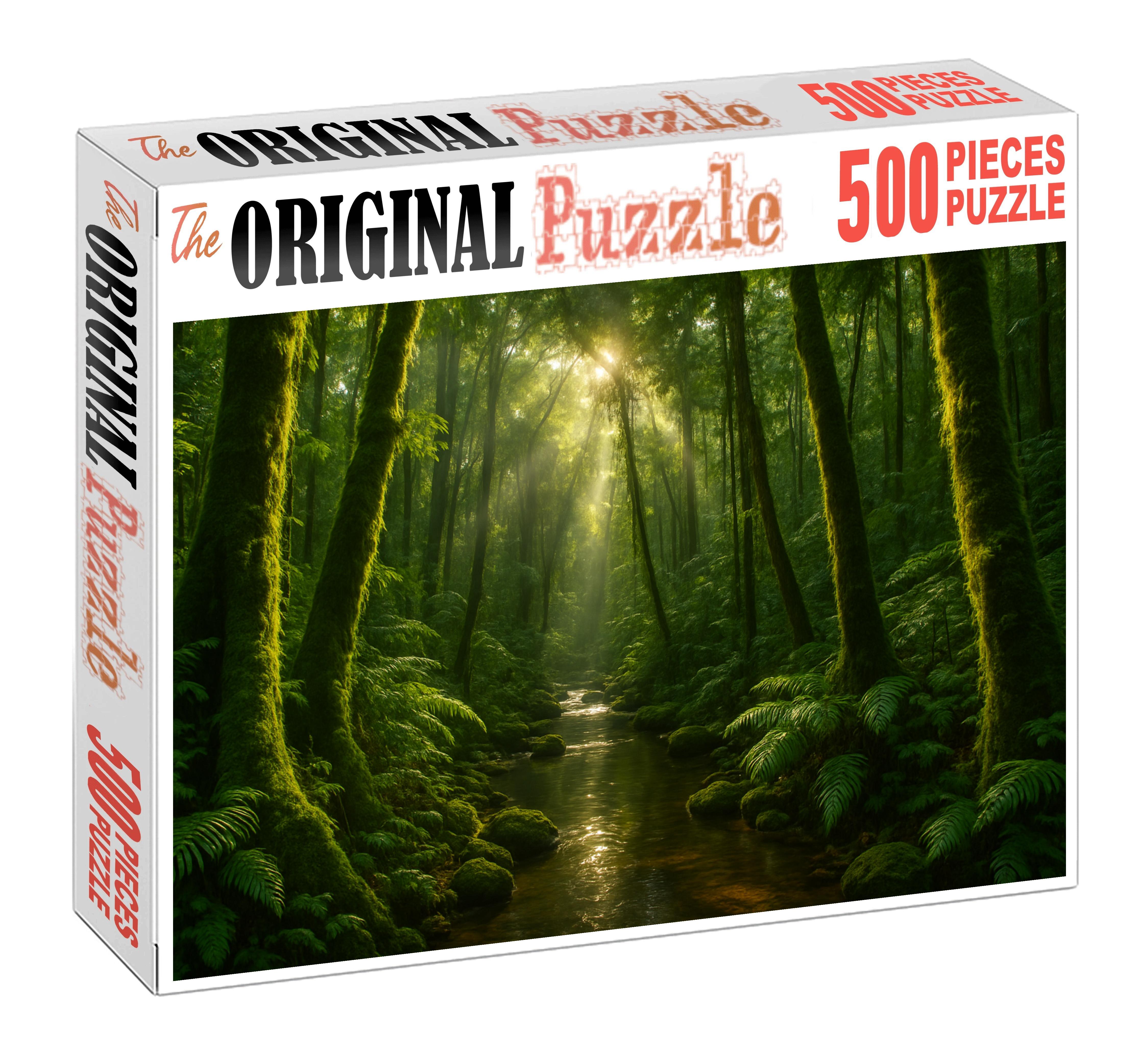 Emerald Rainforest Glade 50 Piece Puzzle