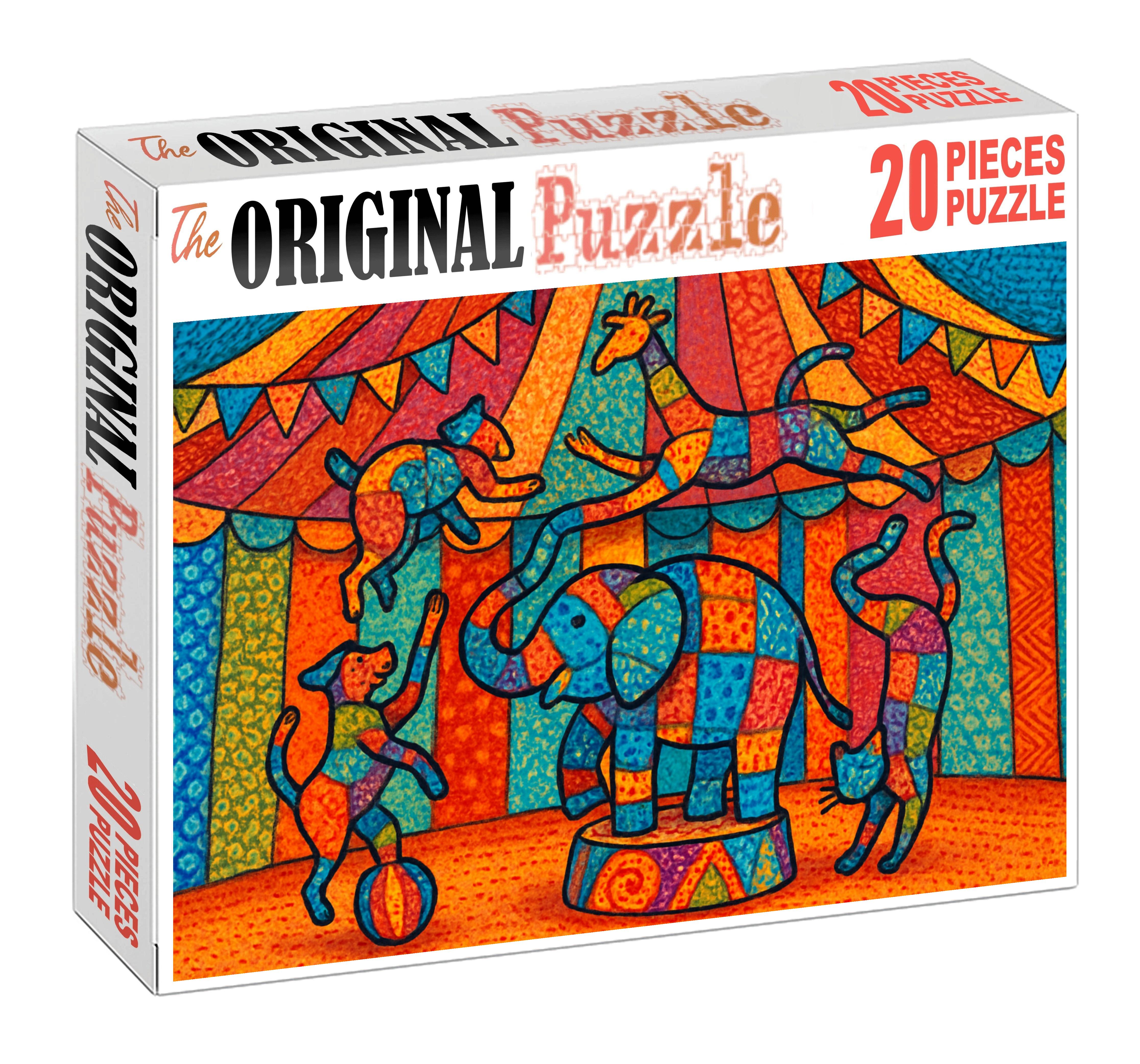 The Patchwork Animal Circus Premium Puzzle Pieces