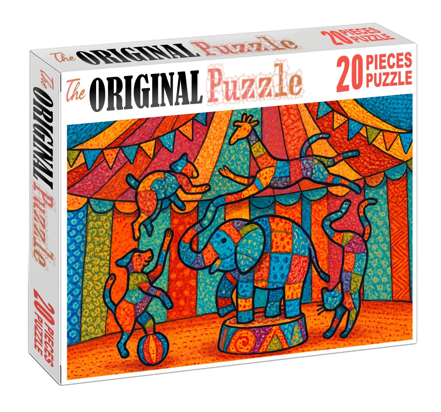 The Patchwork Animal Circus Premium Puzzle Pieces