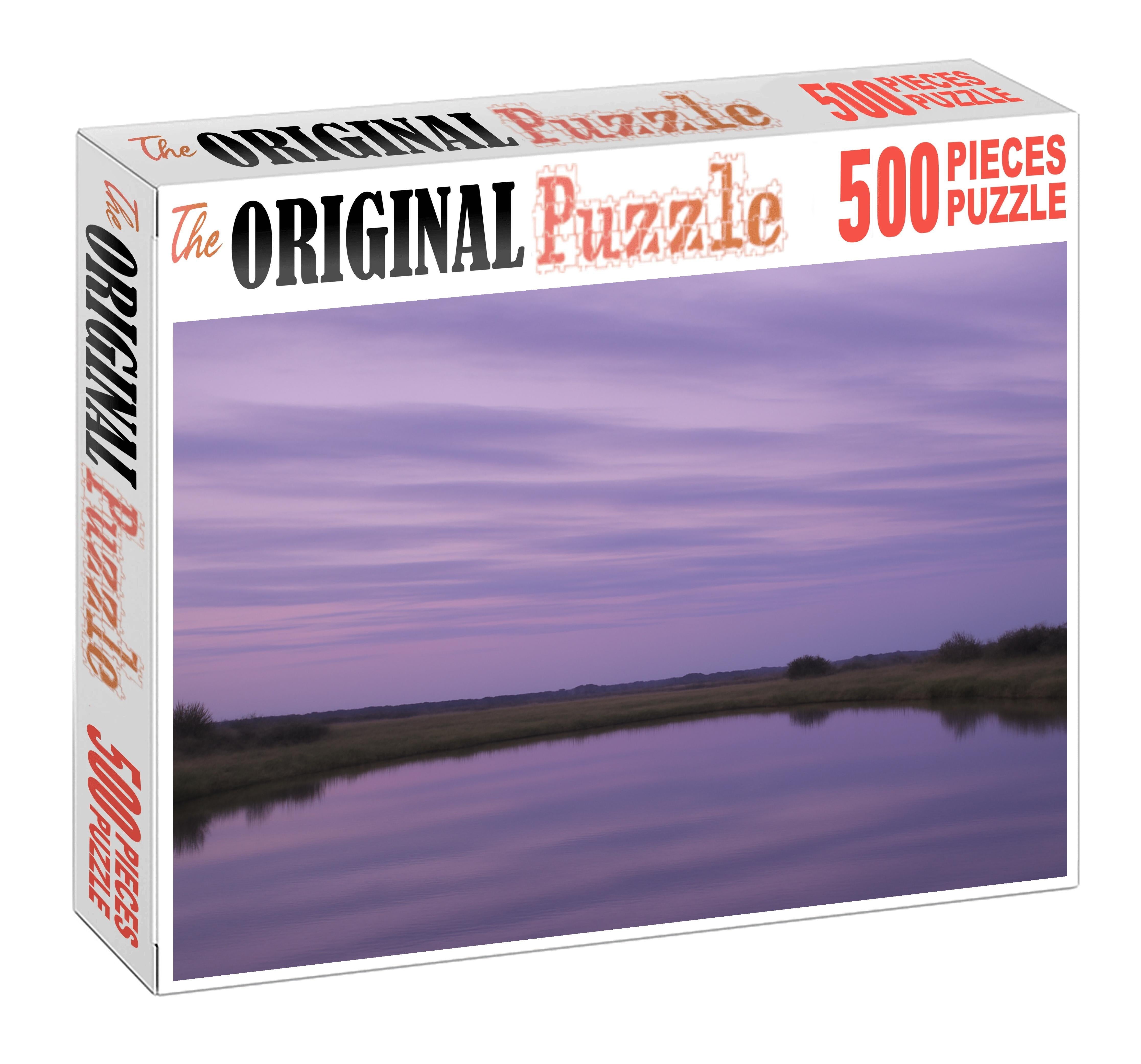 Violet Horizon Haze 1000 Piece Puzzle