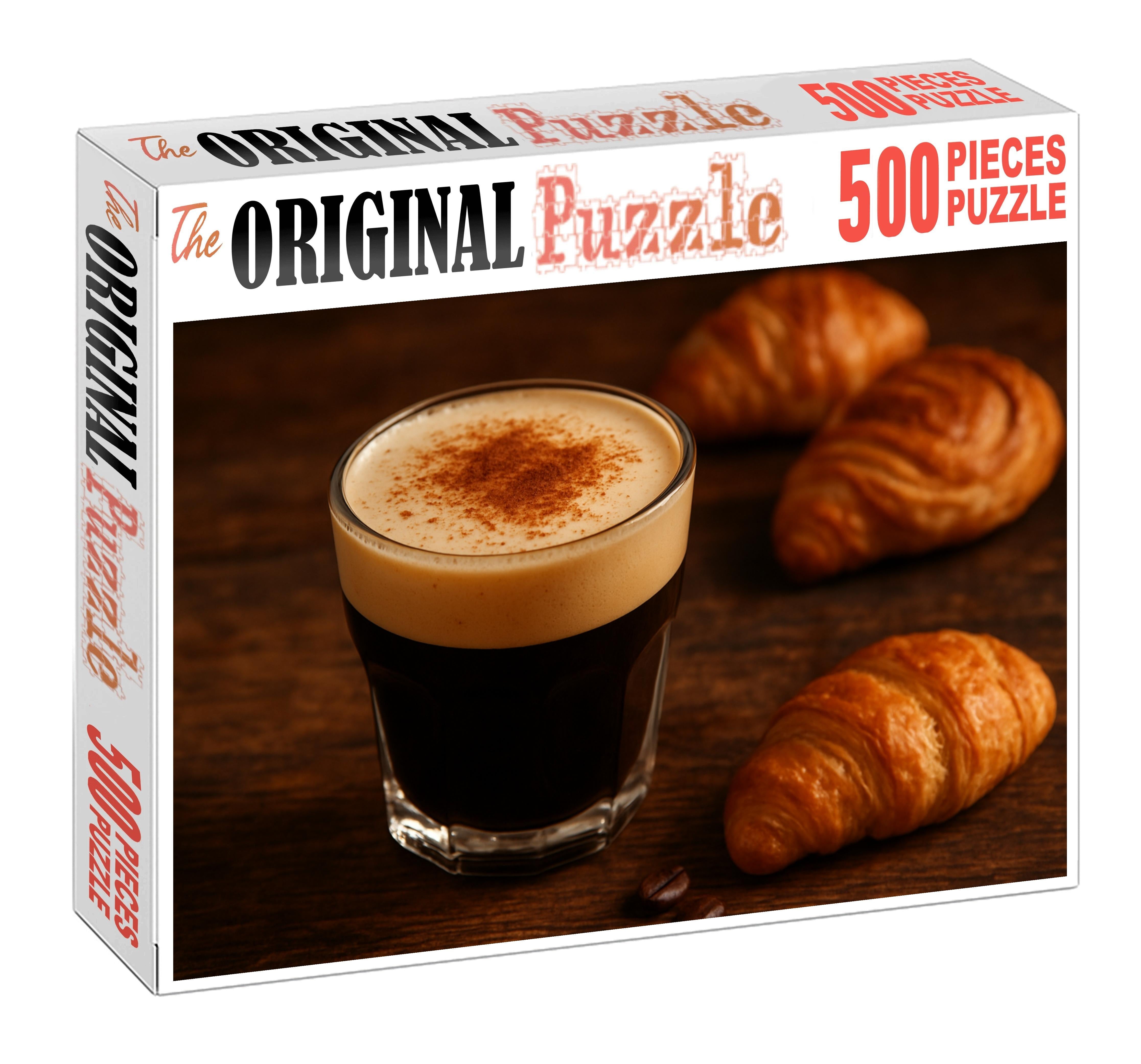 Cinnamon Velvet Smooth Espresso With Creamy Spice Unique Puzzle Design