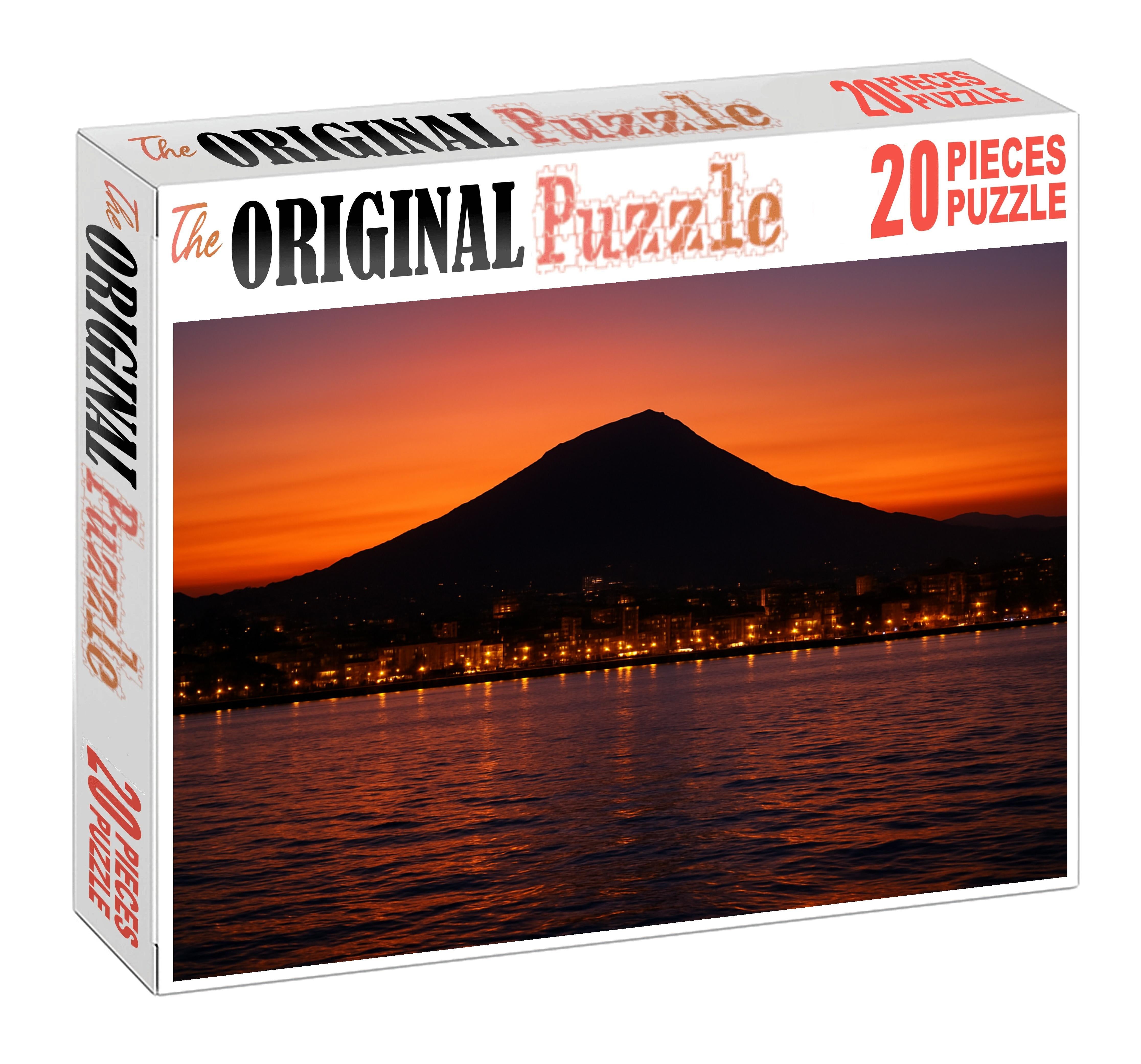 Cape Town Waterfront Skyline Natural Beauty Meets Urban Scale Beneath Table Mountains Iconic Silhouette Puzzle For Kids