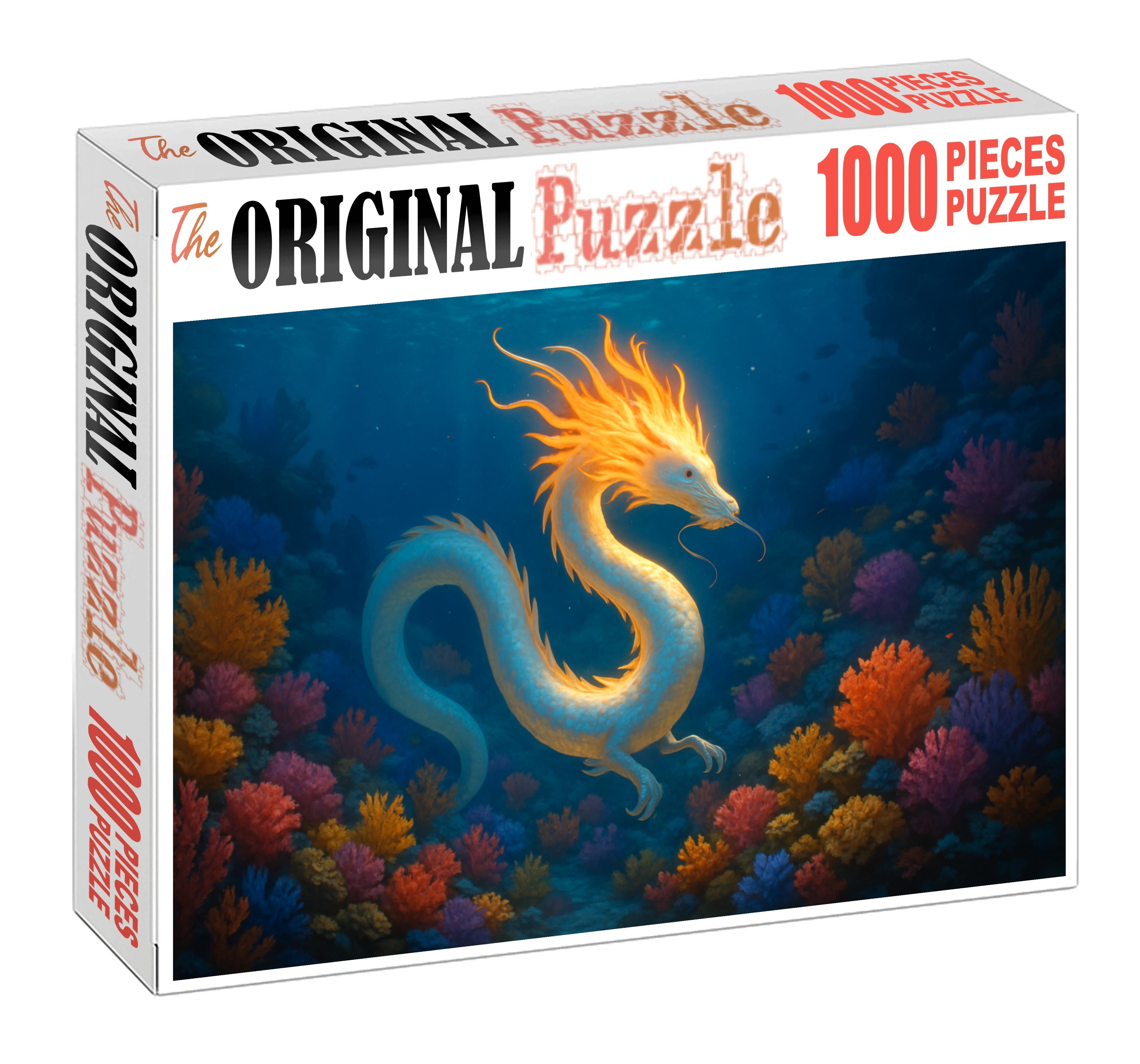 Luminous Coralwyrm Radiant Reef Dweller With Bioluminescent Crest Challenging Puzzles