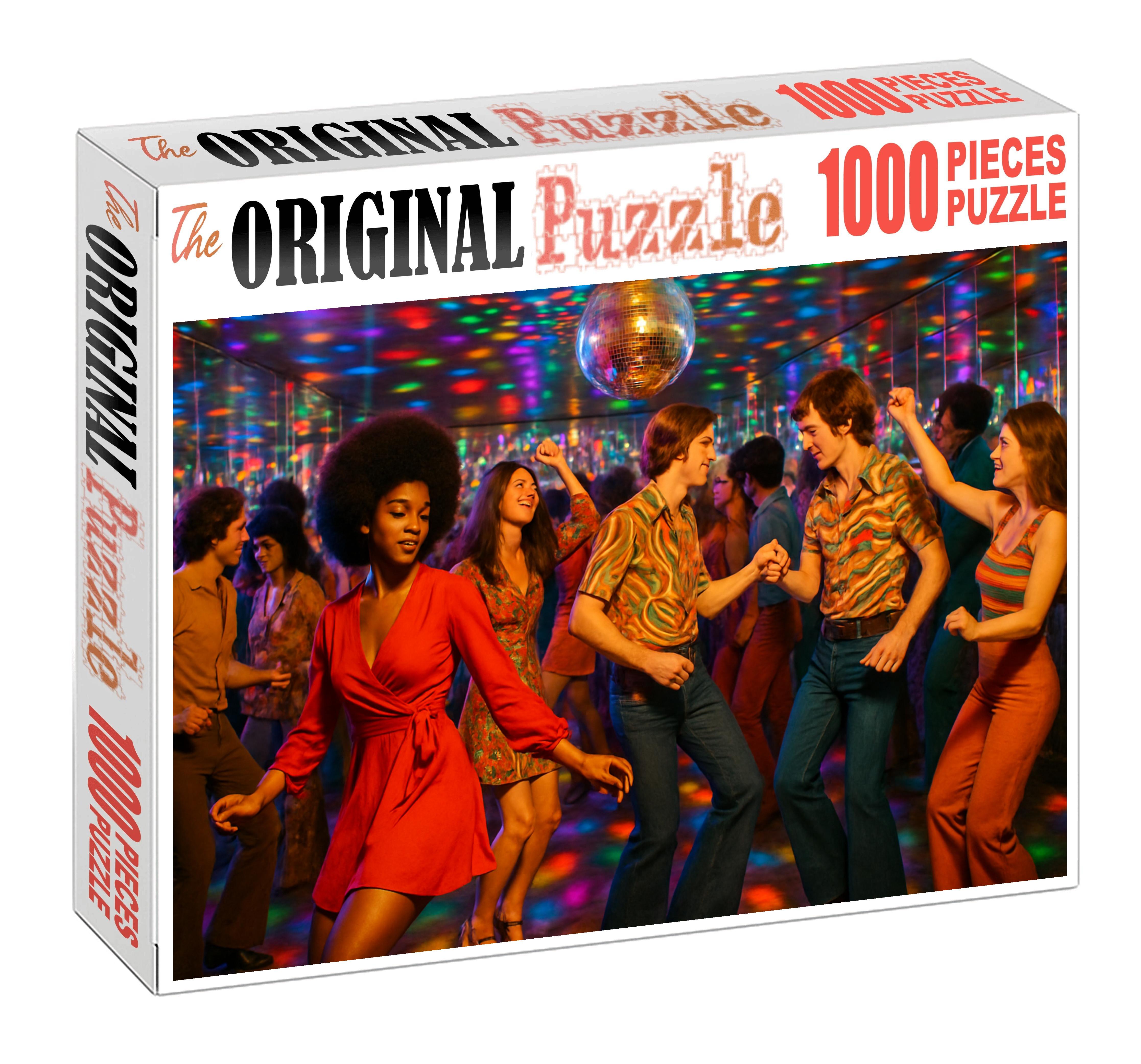 Retro Dancefloor Revival Glittering Disco Beats And Vintage Vibes Puzzle Fun
