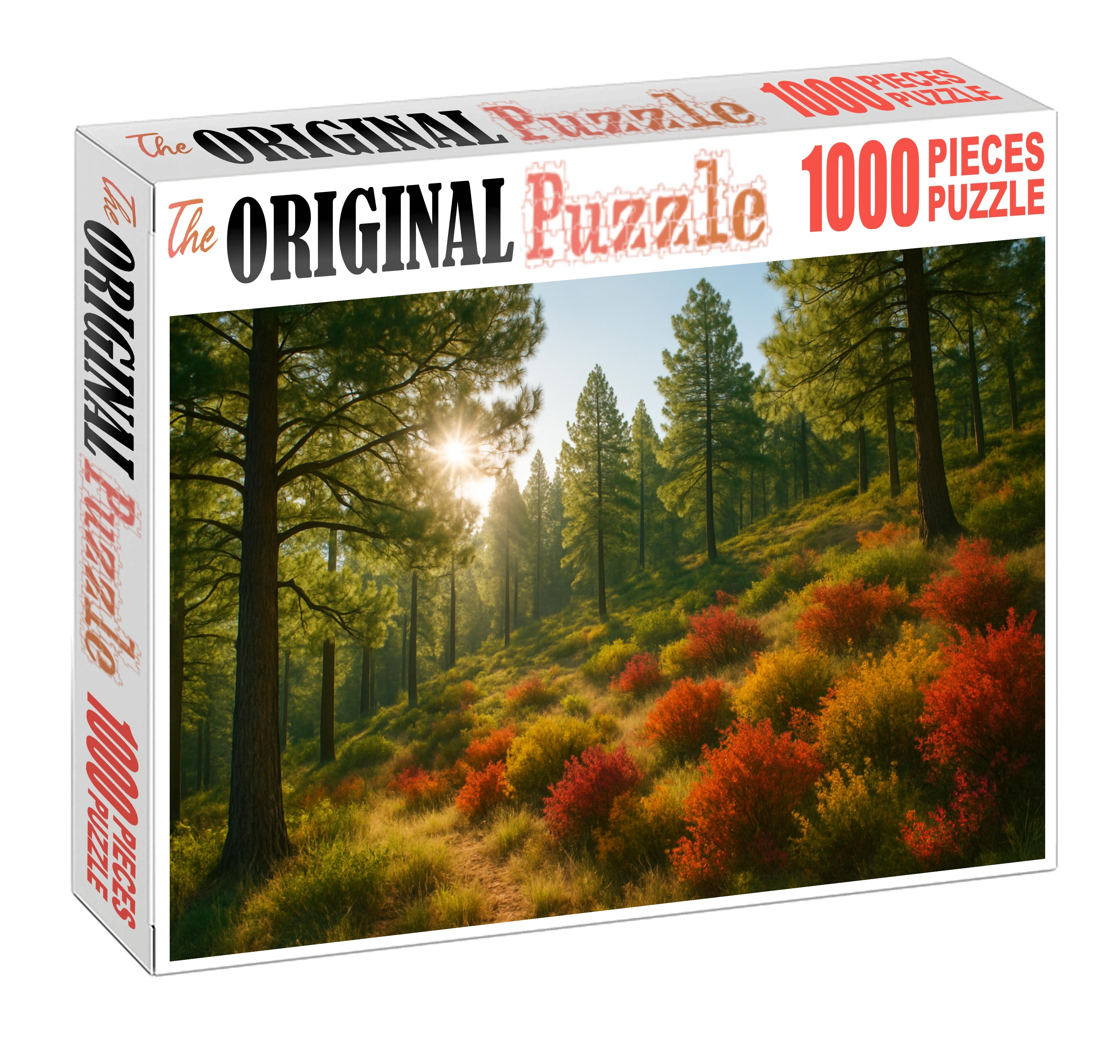 Sun-dappled Ridge Unique Puzzle Design