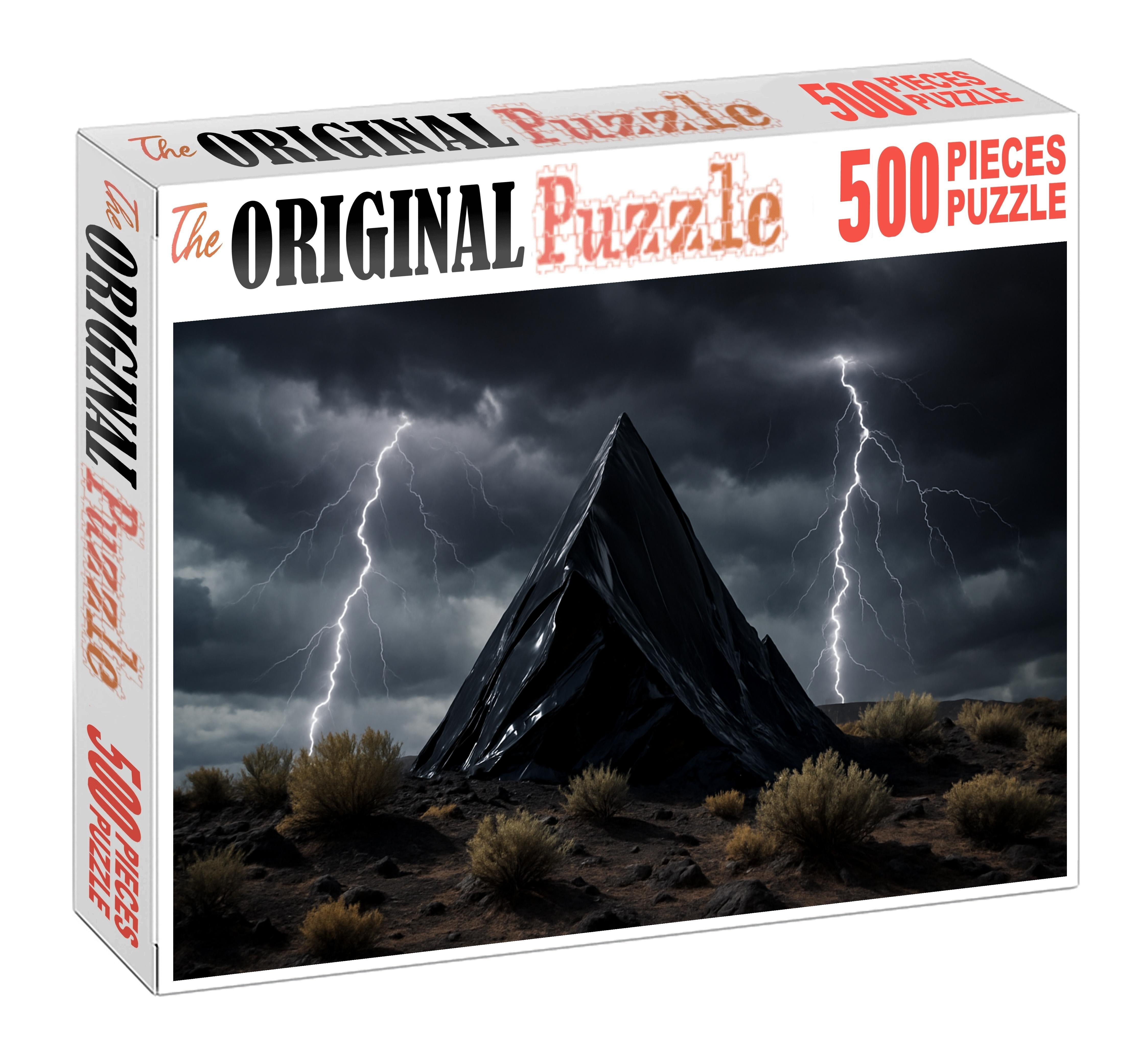 Obsidian Ridge Under Stormy Skies Mini Puzzle