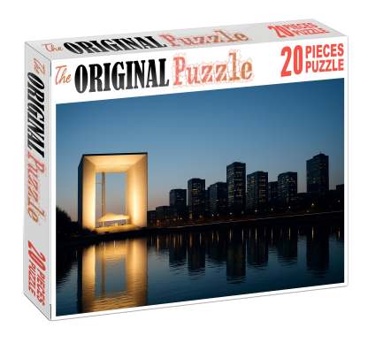 Paris La Dfense Skyline Europe's Leading Business District With Postmodern Skyscrapers 300 Piece Puzzle