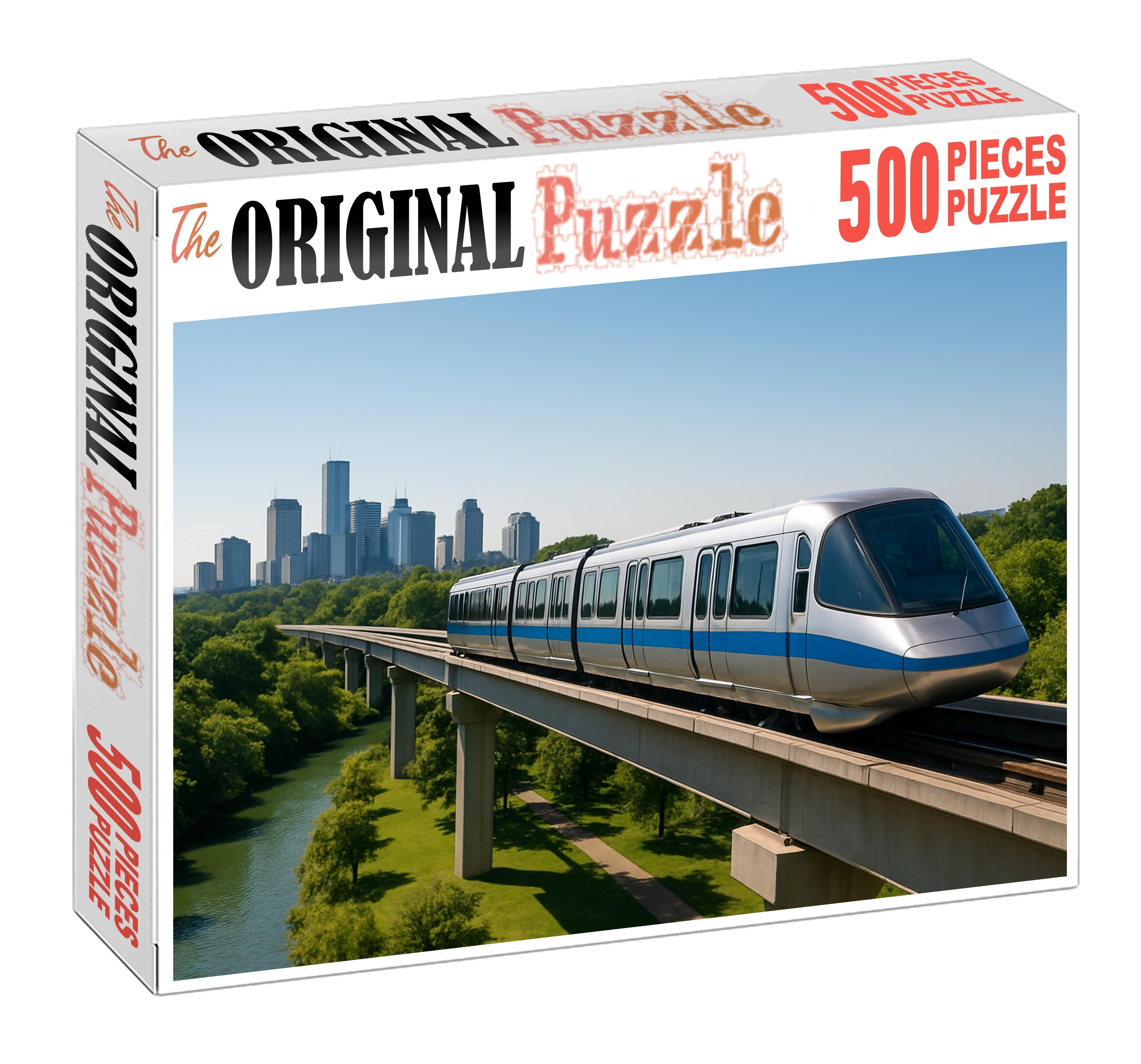 Silver Streamliner Monorail Challenging Puzzles