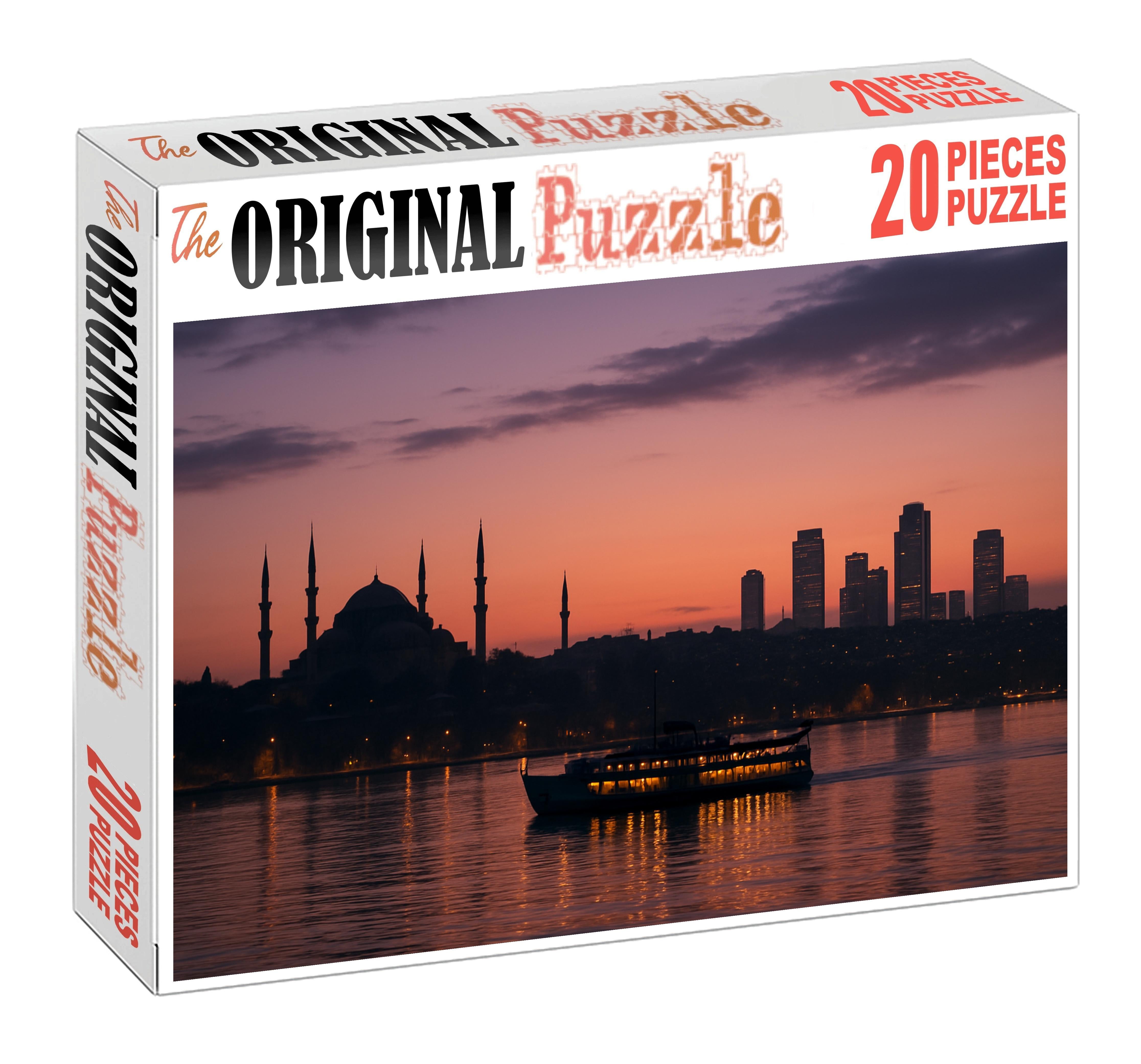 Istanbul Bosphorus Skyline A Historic Crossroad Of Continents 100 Piece Puzzle