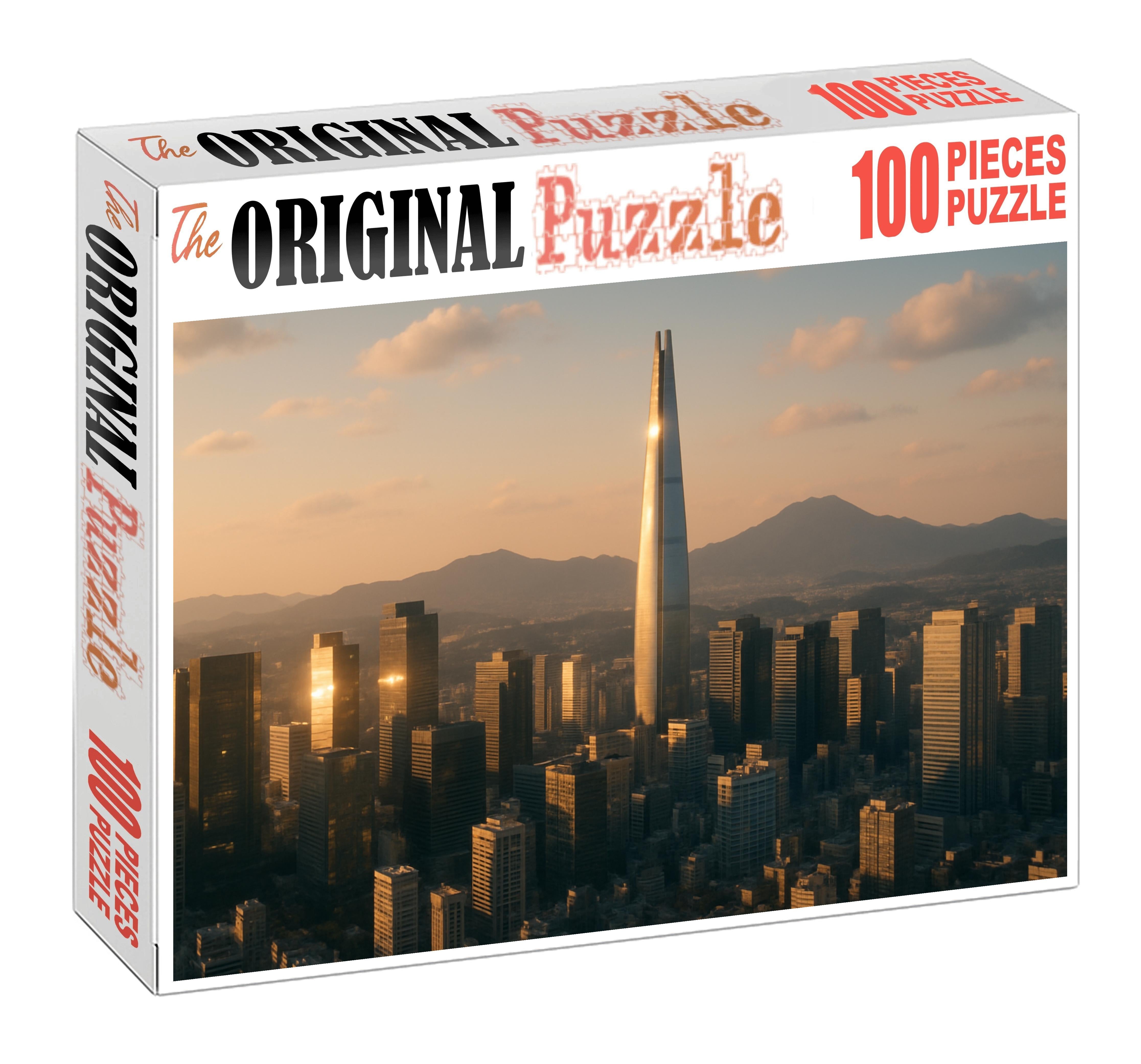 Seoul Gangnam Skyline South Koreas Powerhouse Vertical Cityscape 1000 Piece Puzzle