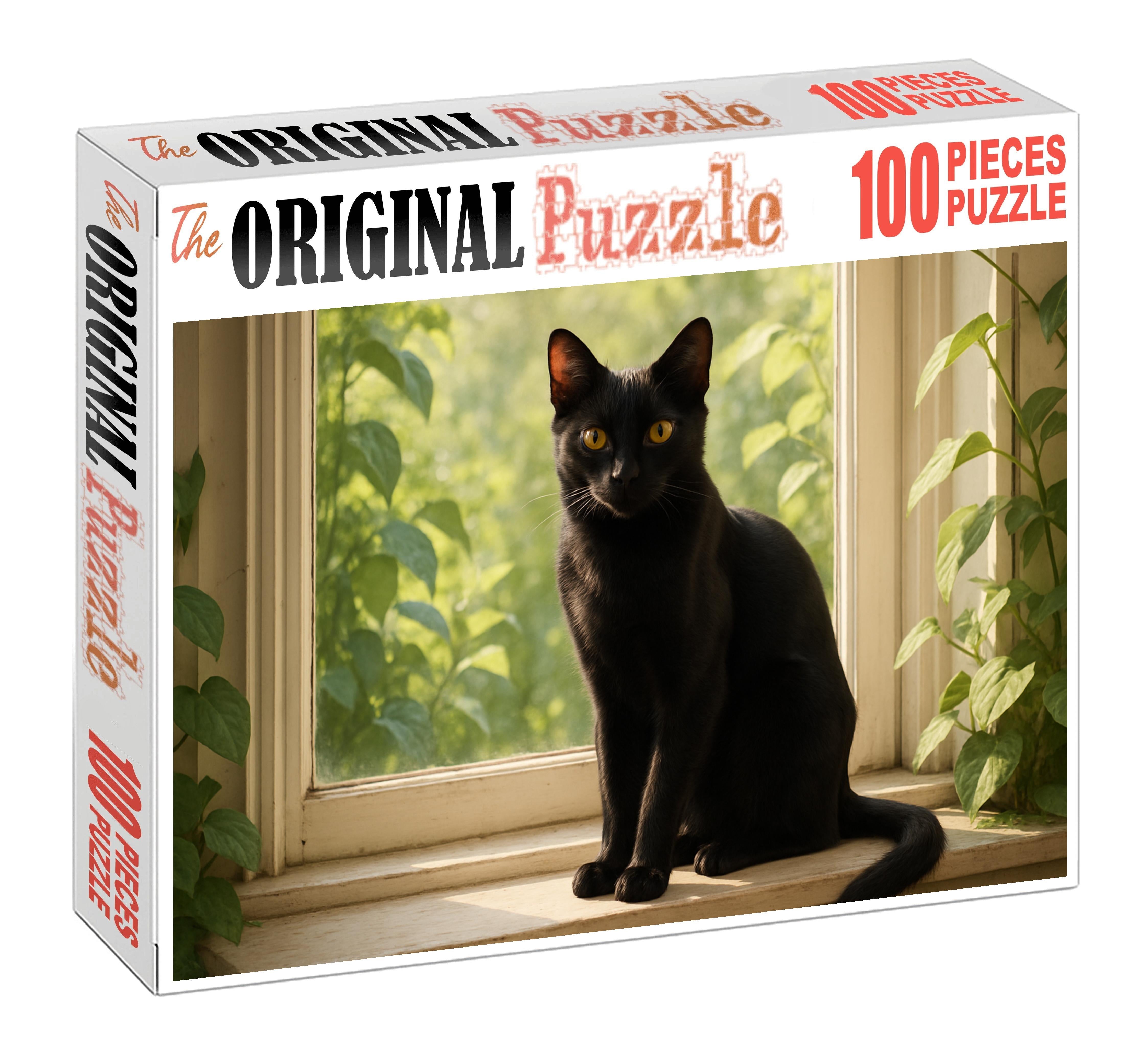 Velvet Shadow Sleek Ebony Cat With Mystical Presence Challenging Puzzles