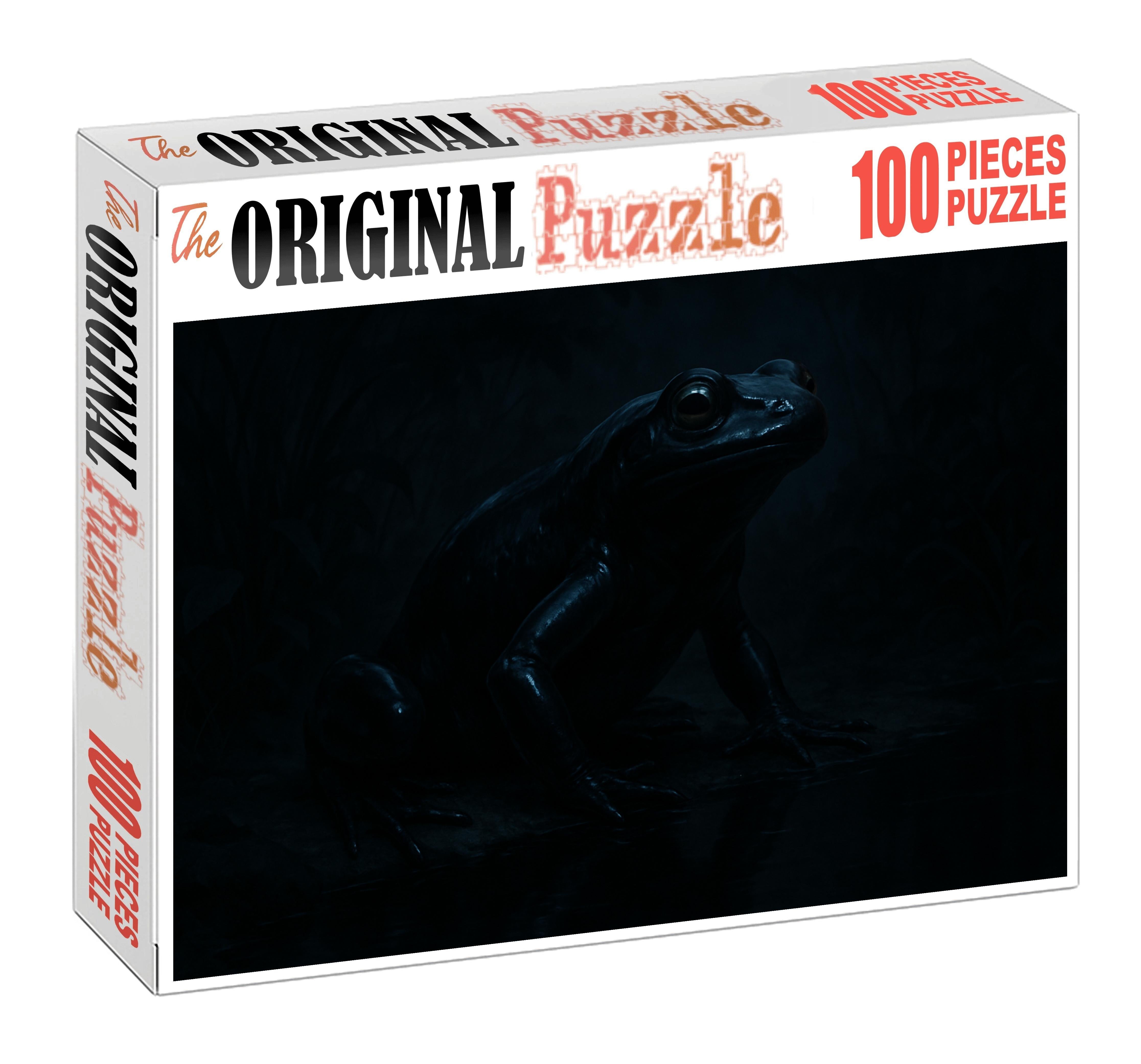 Obsidian Mirage Elusive Amphibious Predator With Camouflaging Skin 200 Piece Puzzle