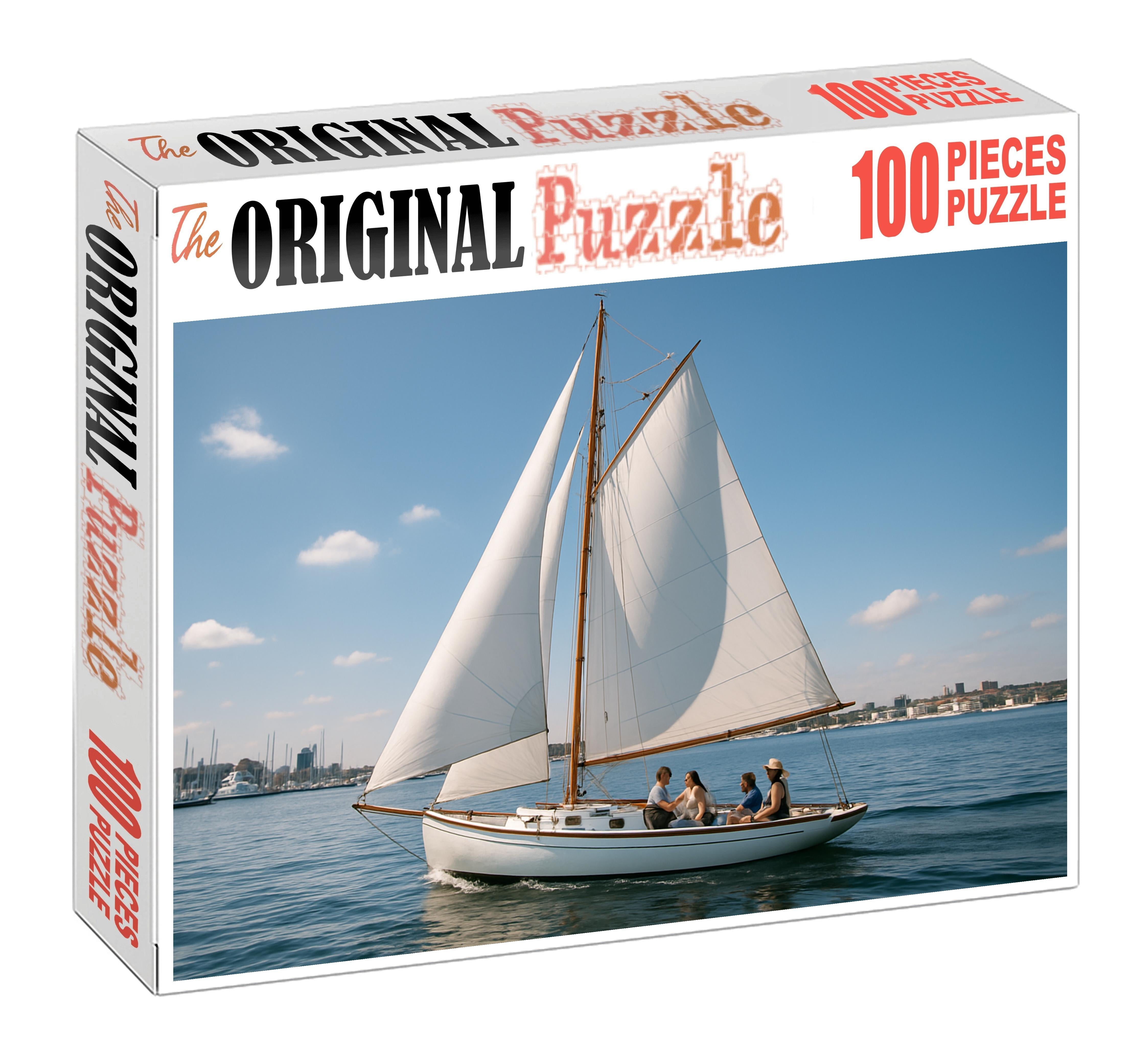 Wind-powered Sailing Taxi Puzzle For Kids