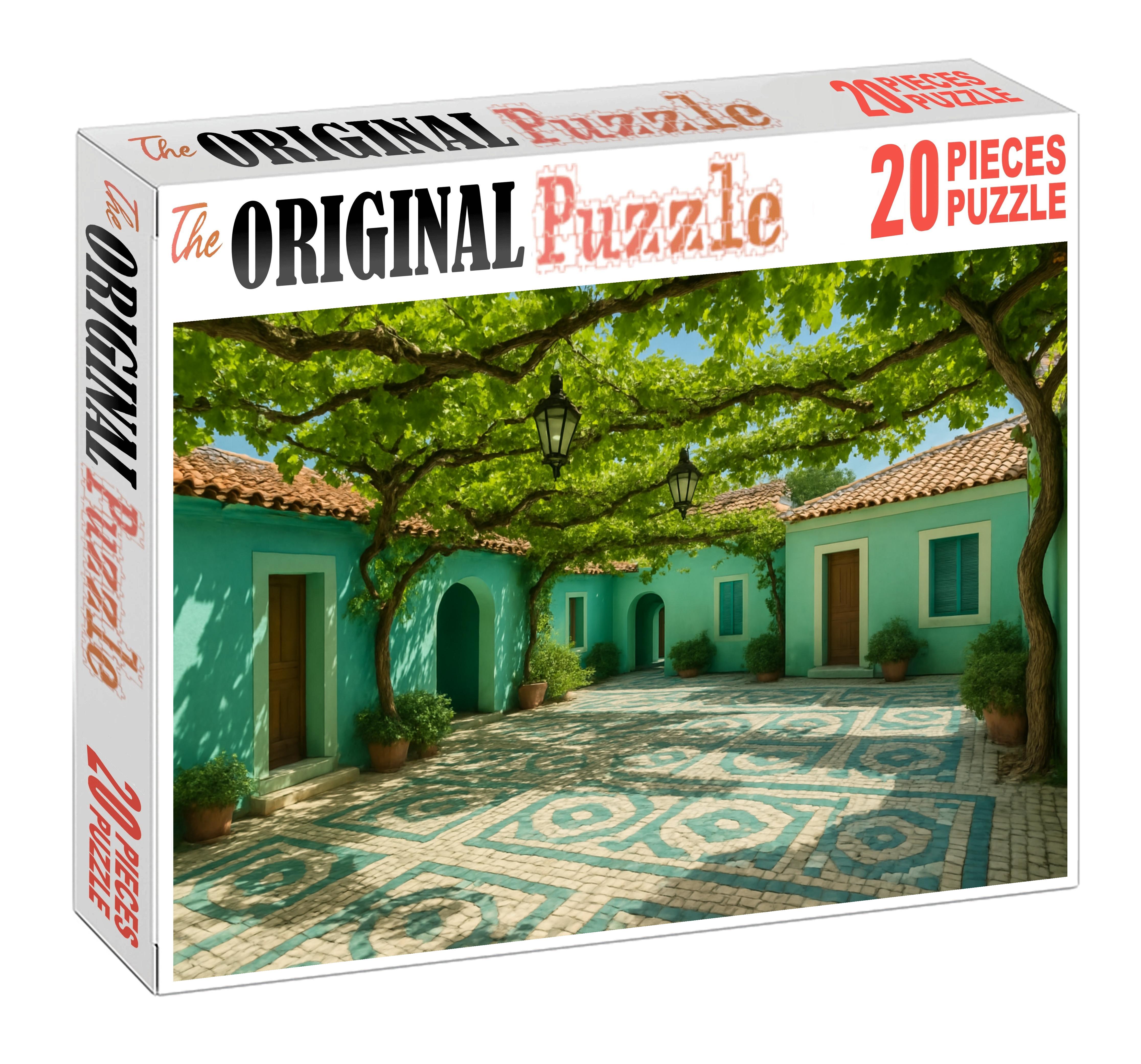 Turquoise Courtyard 300 Piece Puzzle