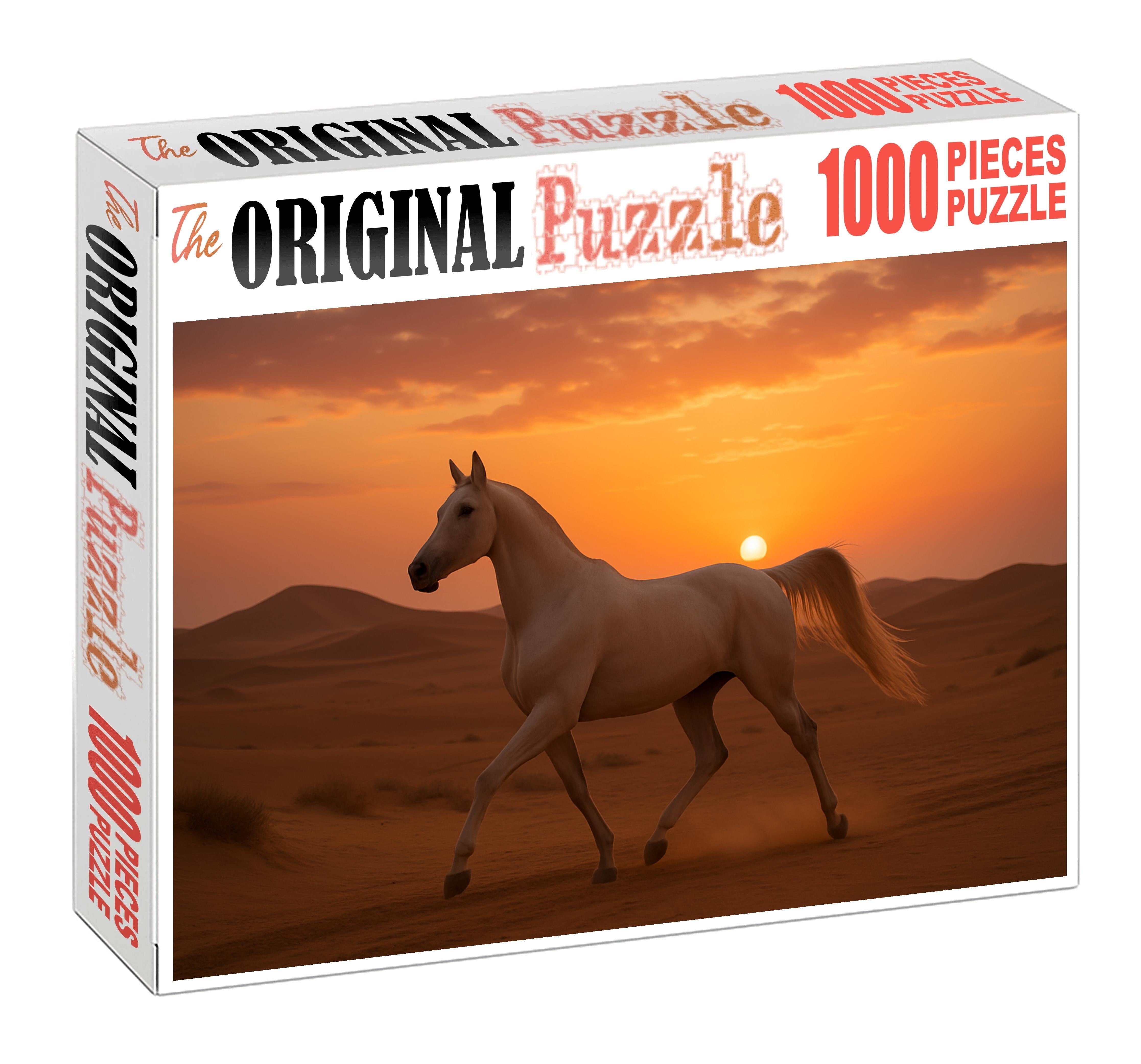 Ivory Breeze Arabian Gelding 1000 Piece Puzzle