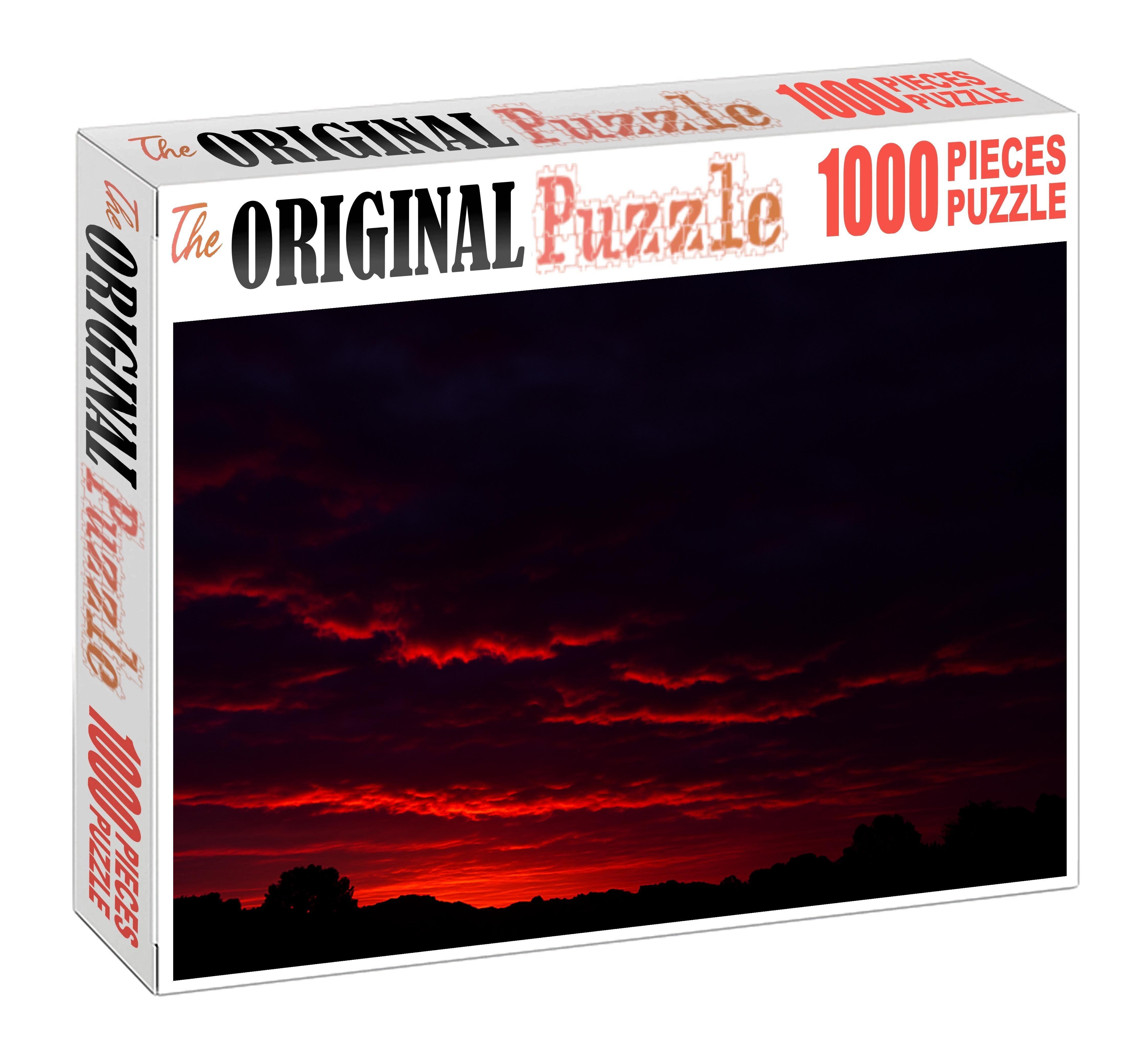 Crimson Sky Panorama Puzzle Collection