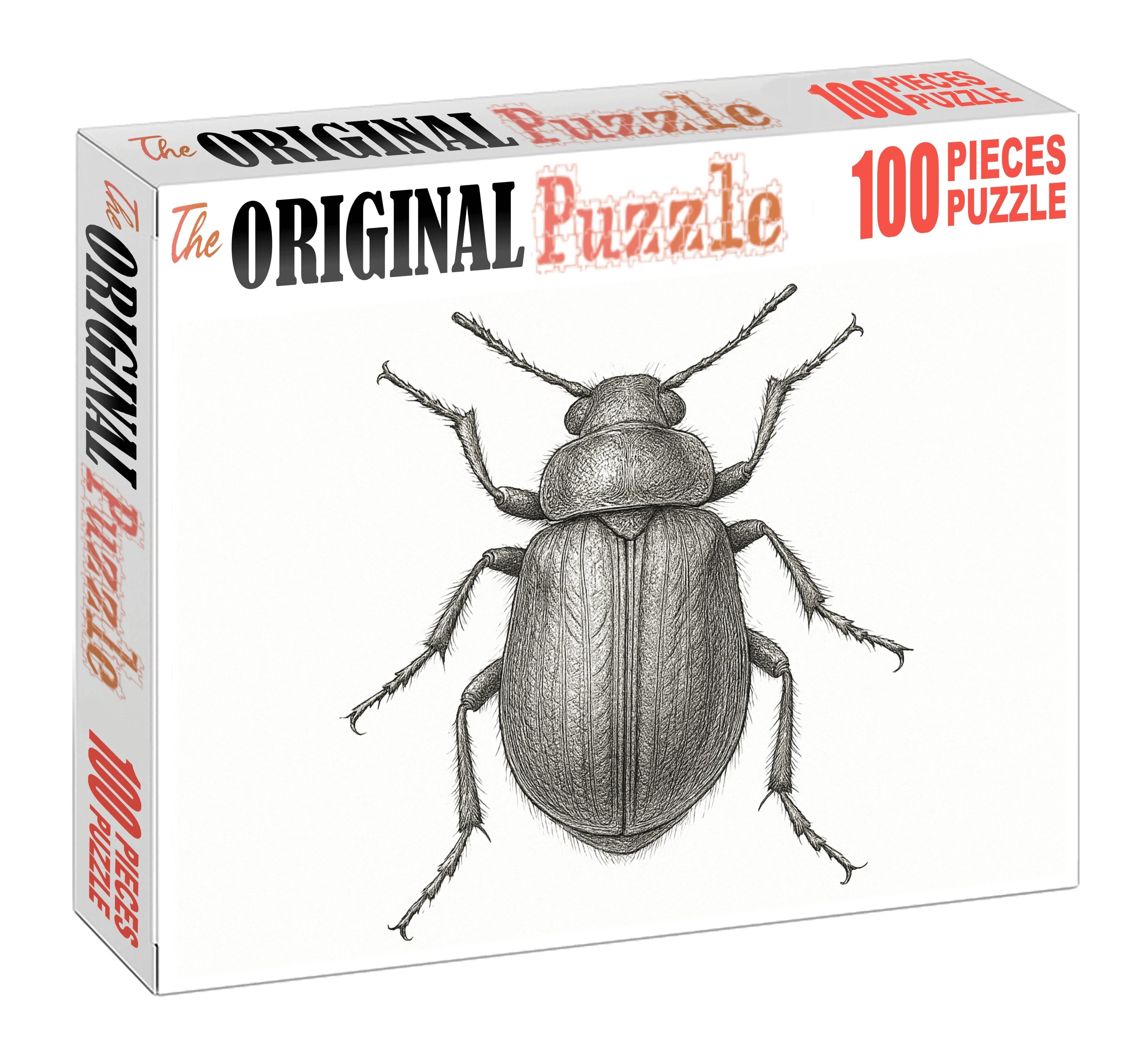 Intricate Insect Anatomy Study Technical Pen Drawing With Fine Detailing Large Format Puzzle