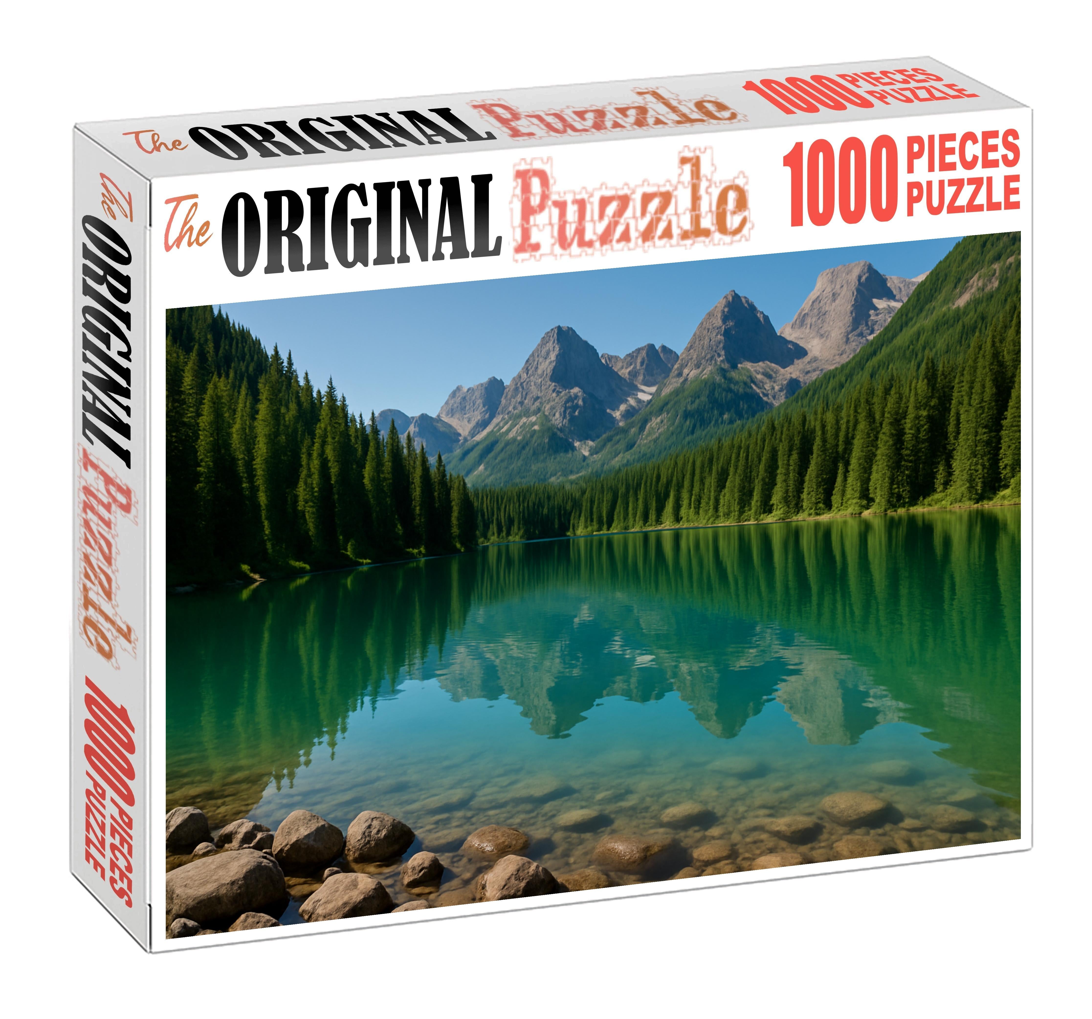 Crystal Alpine Lake 100 Piece Puzzle