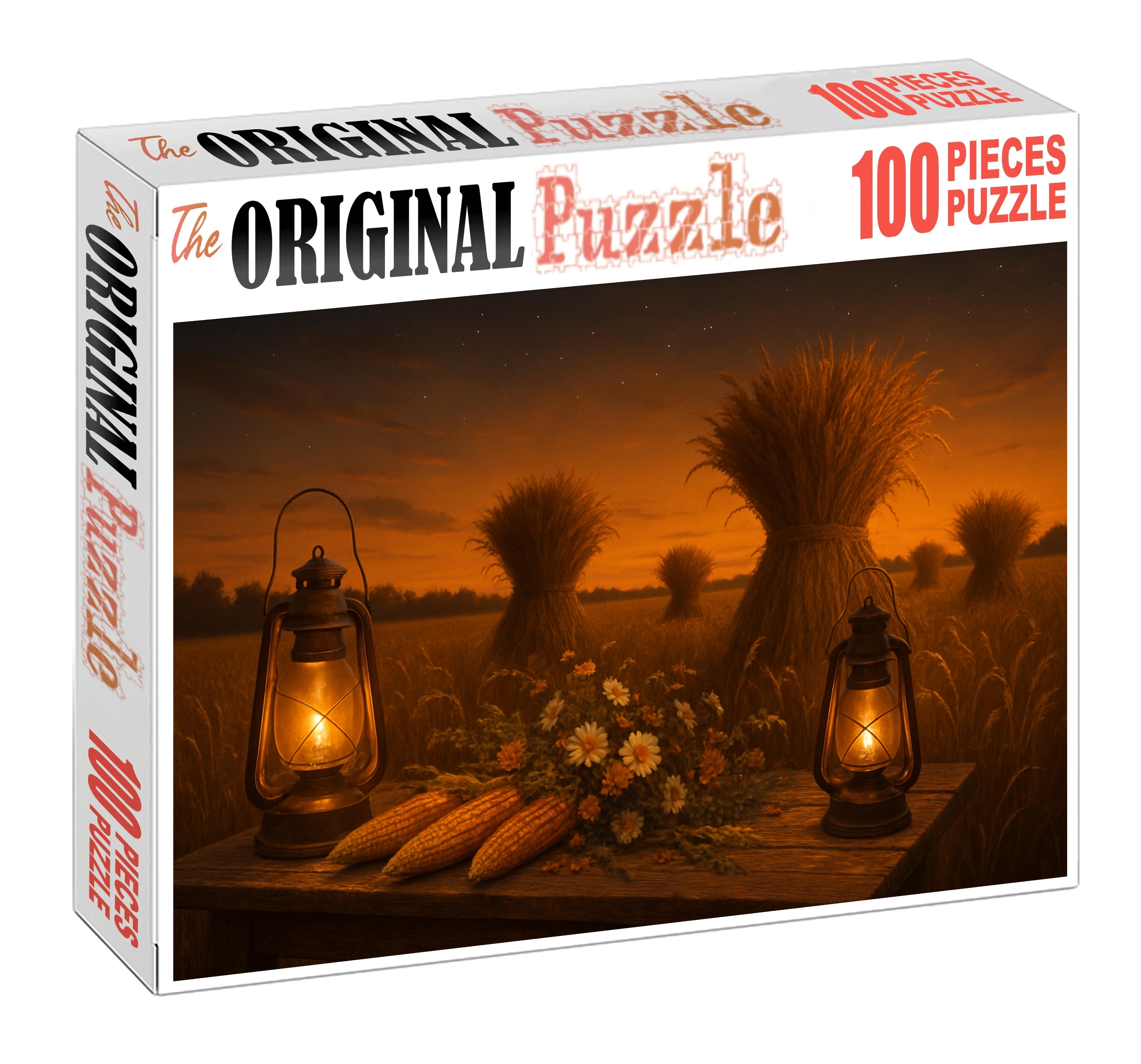 Golden Harvest Twilight Unique Puzzle Design