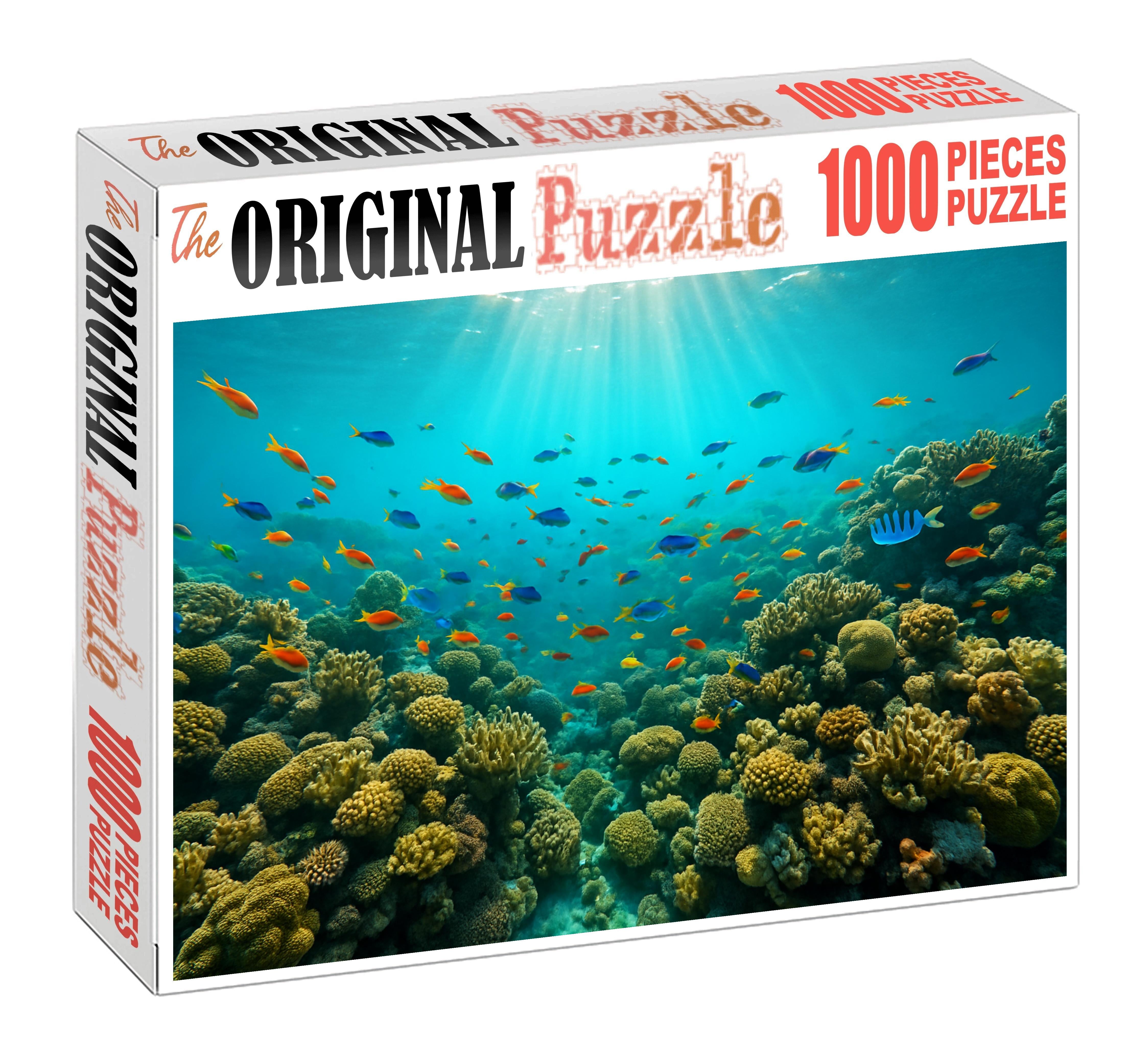 Opal Reef Labyrinth Custom Jigsaw Puzzle