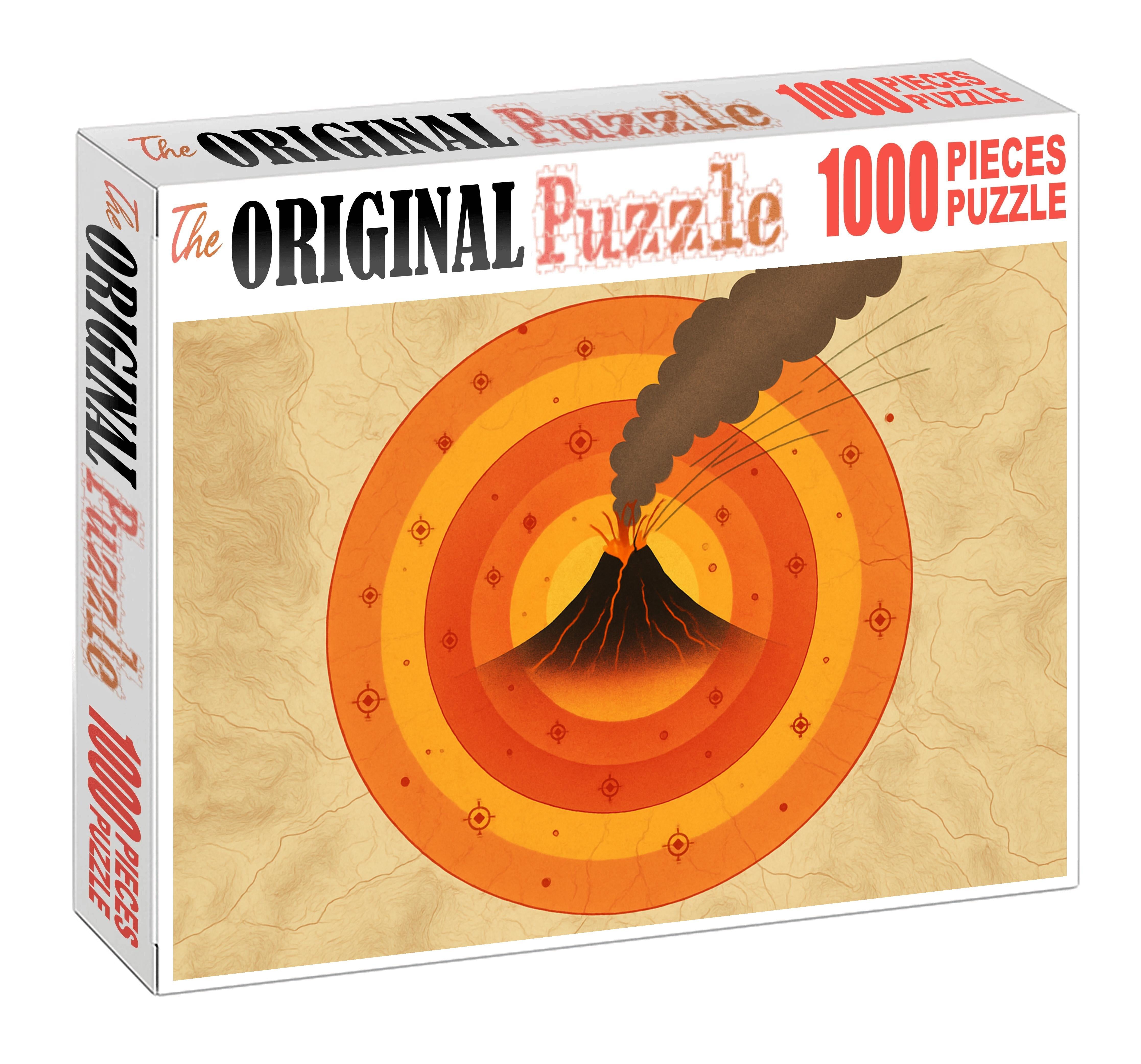 Volcanic Hazard Probability Zones 500 Piece Puzzle