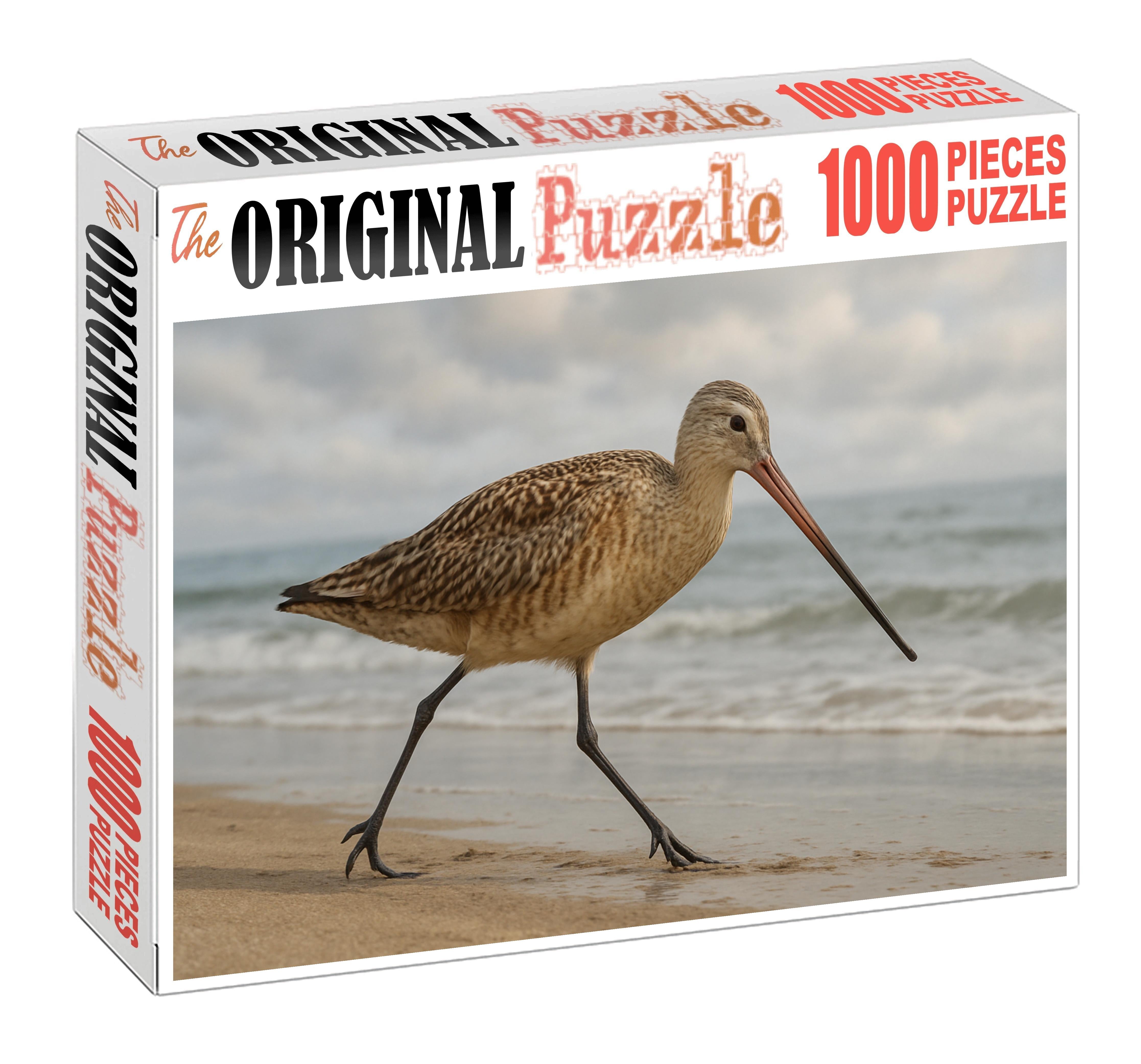 Marbled Godwit Graceful Long-distance Forager Puzzle For Kids