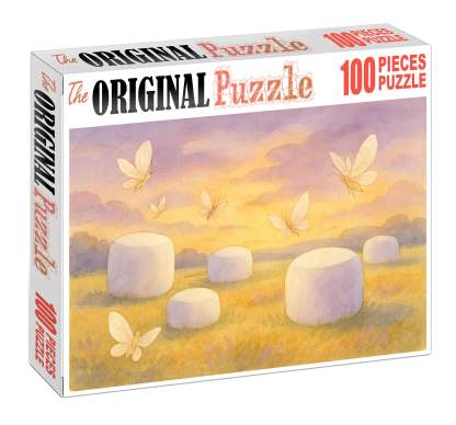 The Marshmallow Meadow Festival Custom Jigsaw Puzzle