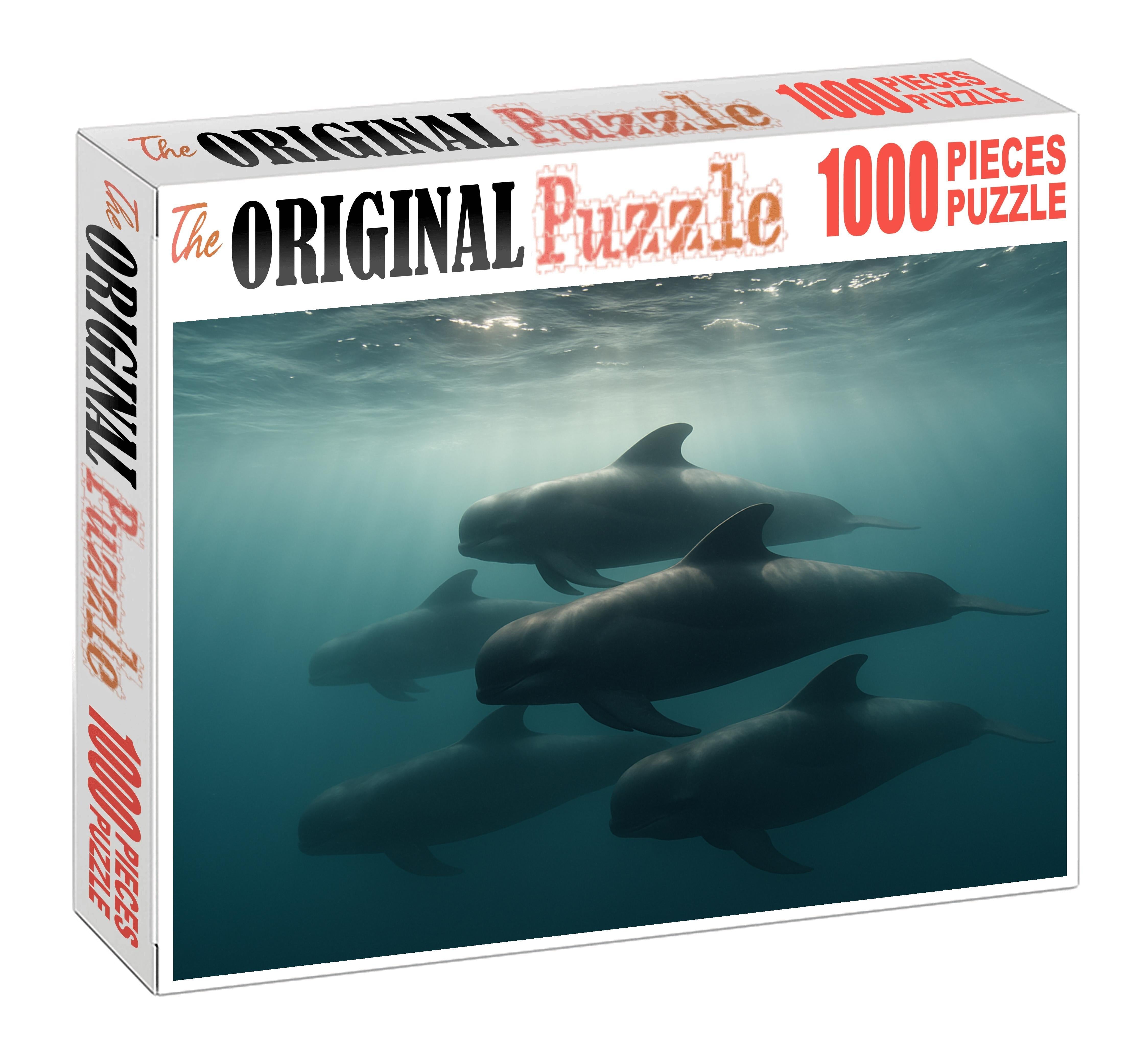 Slateback Pilot Whale Sleek Social Marine Mammal With Distinctive Dorsal Marking Puzzle Fun