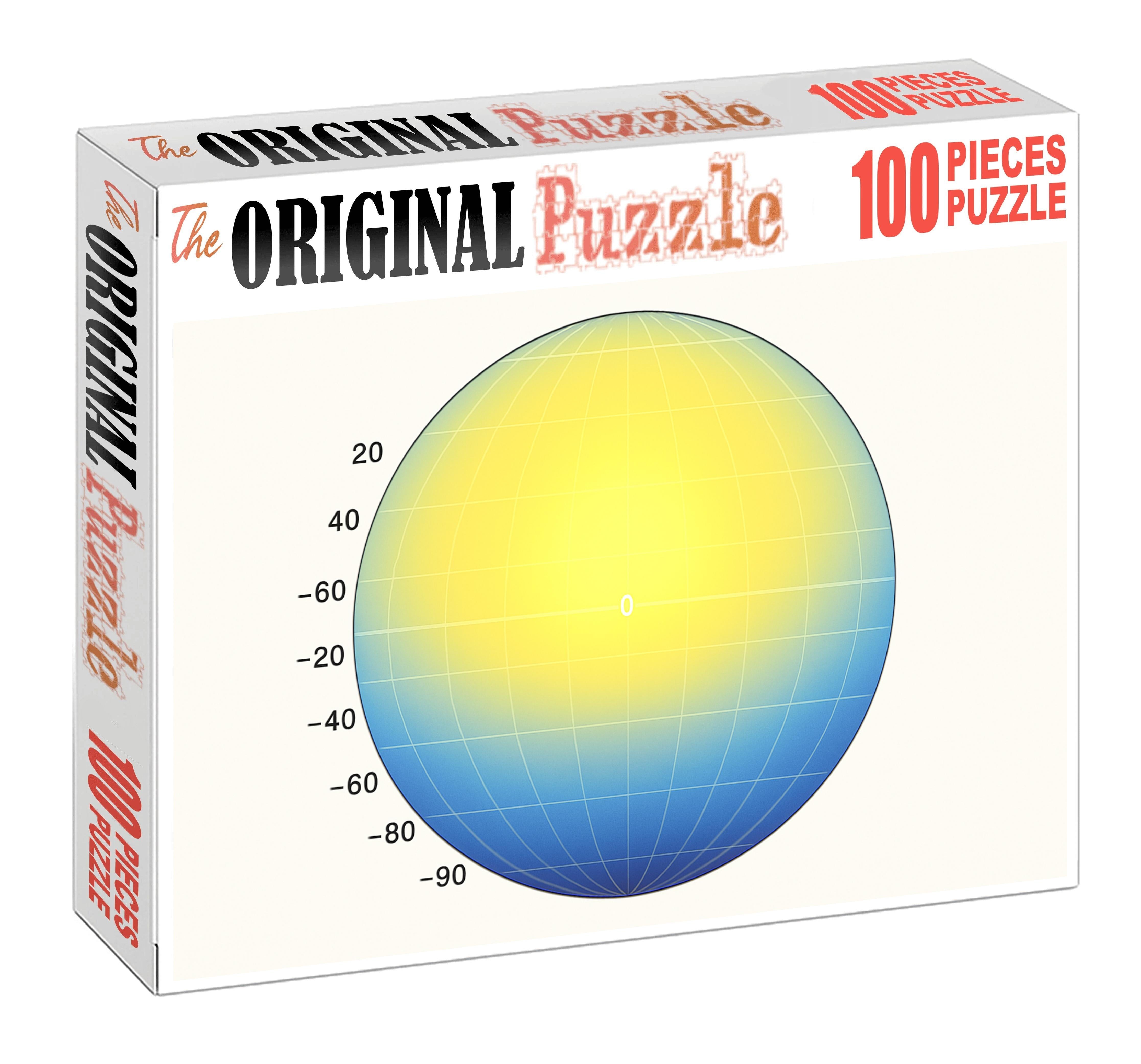 Solar Insolation Heat Distribution Chart Large Format Puzzle