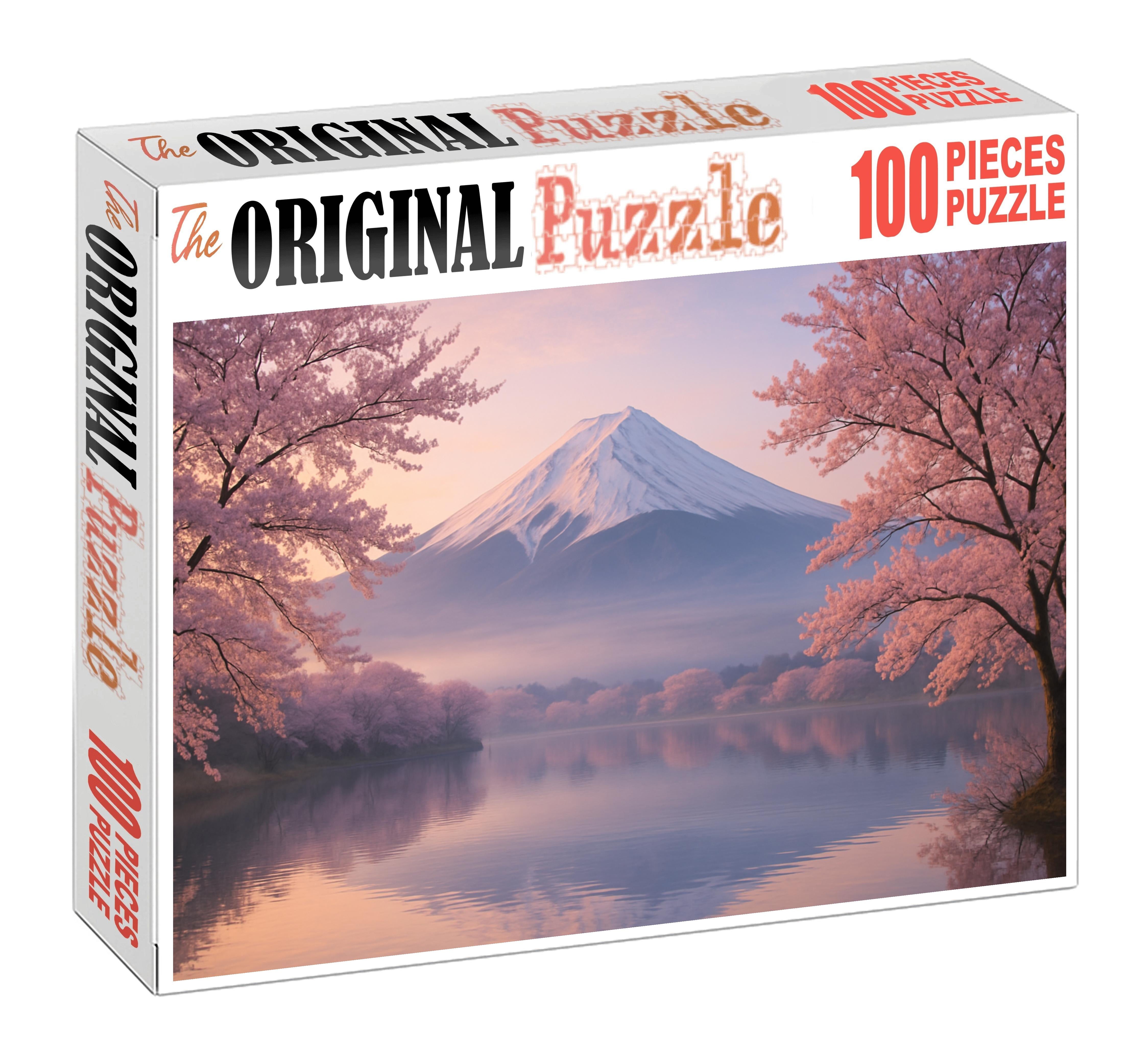 Mount Fuji Honshu Japan  Recognized By 8567 Worldwide As A Natural And Cultural Icon Custom Jigsaw Puzzle
